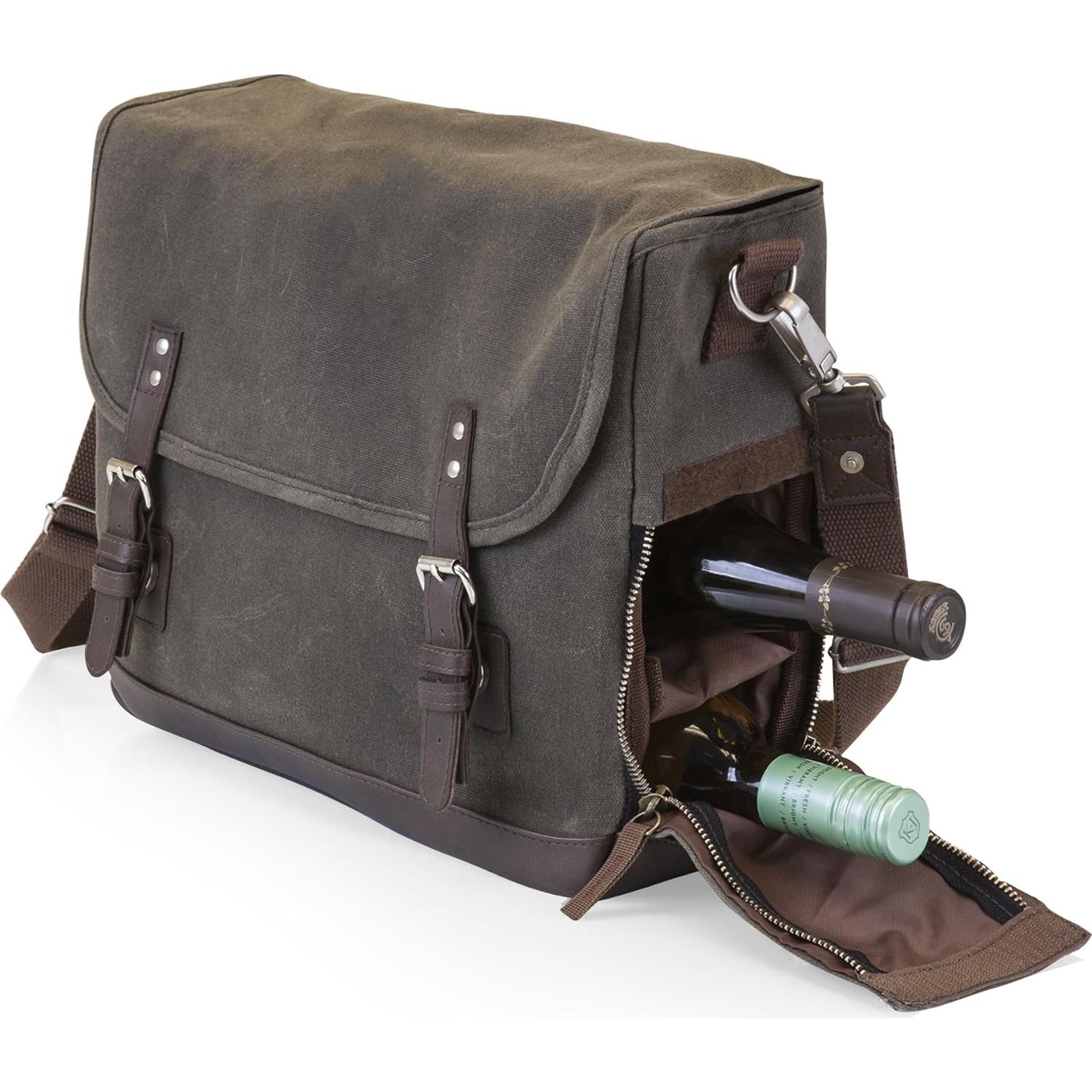 Bolsa de Vino de Aventura Picnic Time con Copas y Mesa Mini