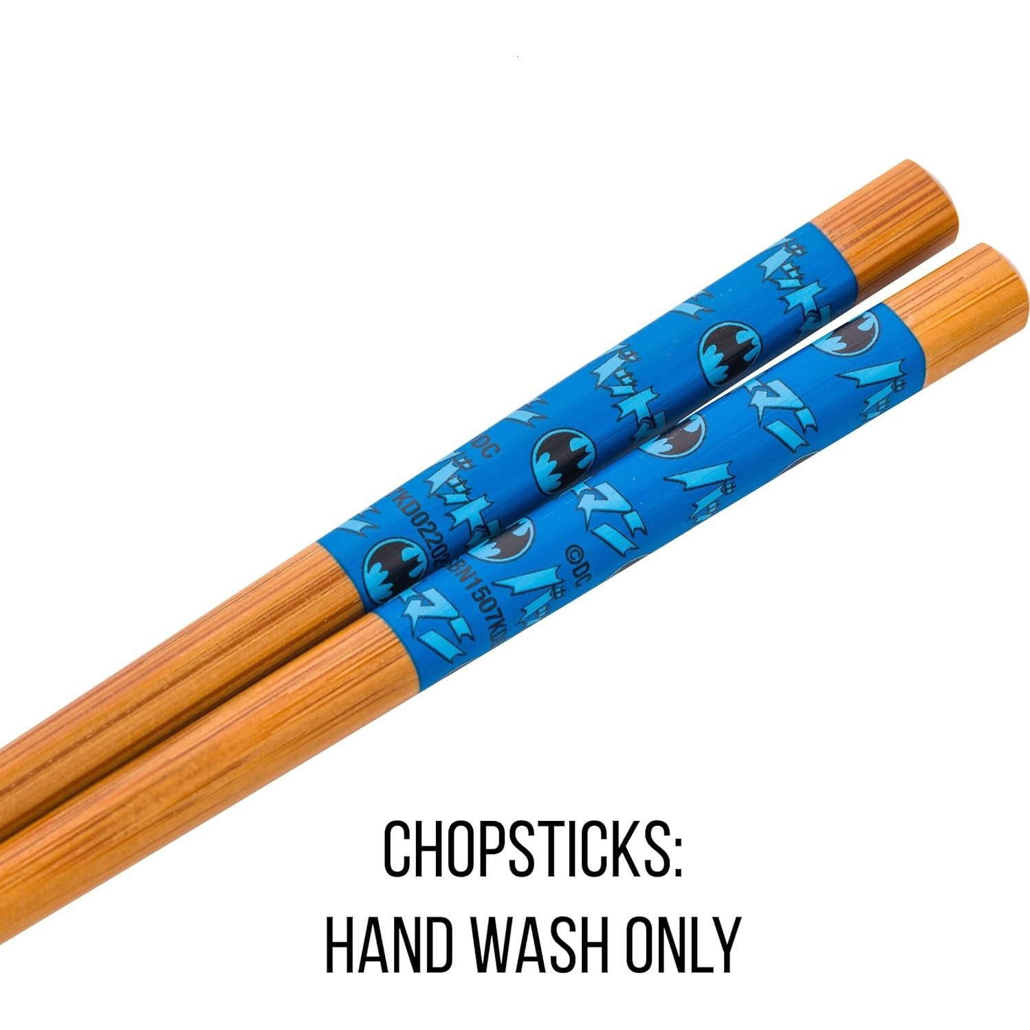 Tazón Cerámica Ramen Batman Silver Buffalo 590ml Palillos