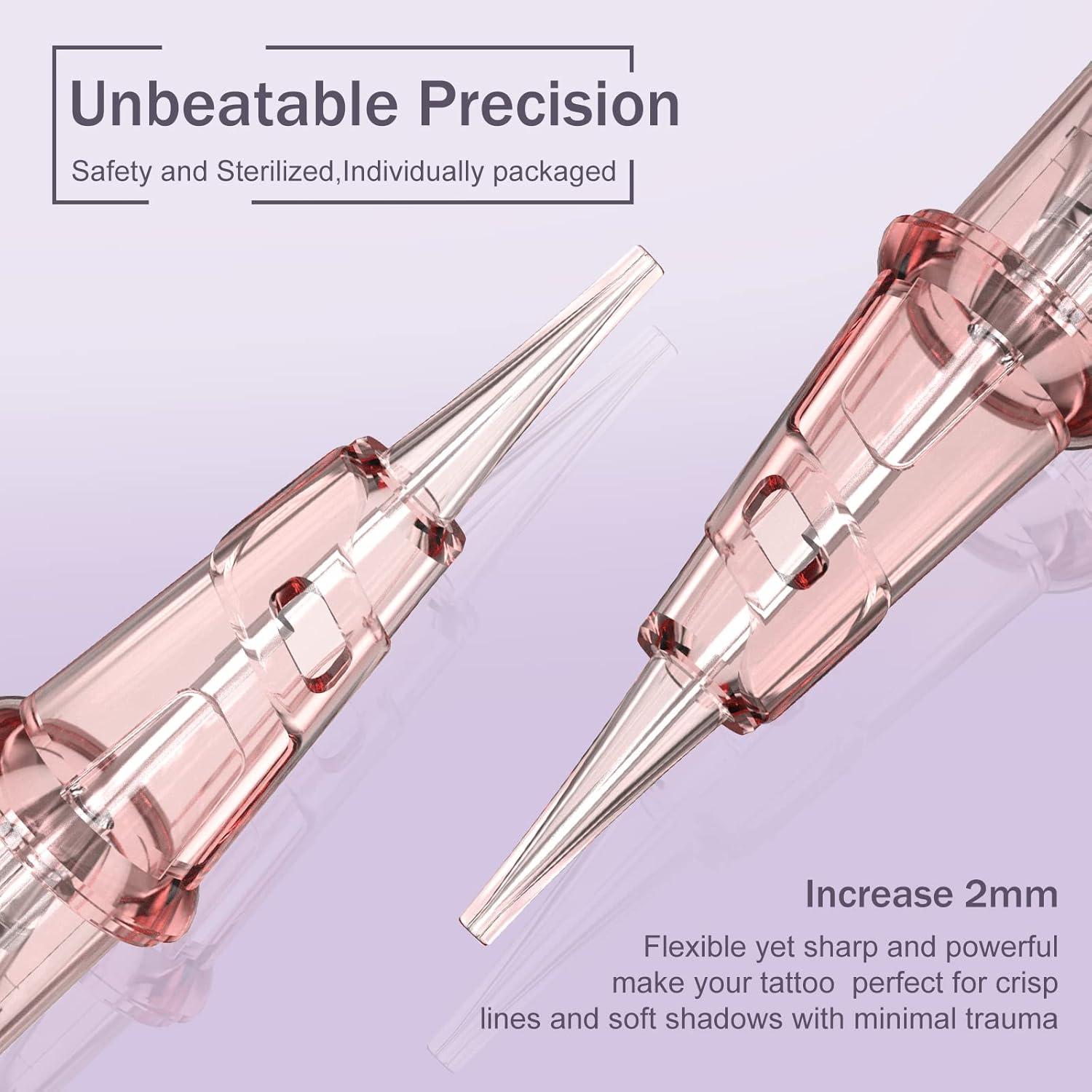 Agujas de Cartucho de Tatuaje EZ 20Pcs #10 (1RL) 0.3MM