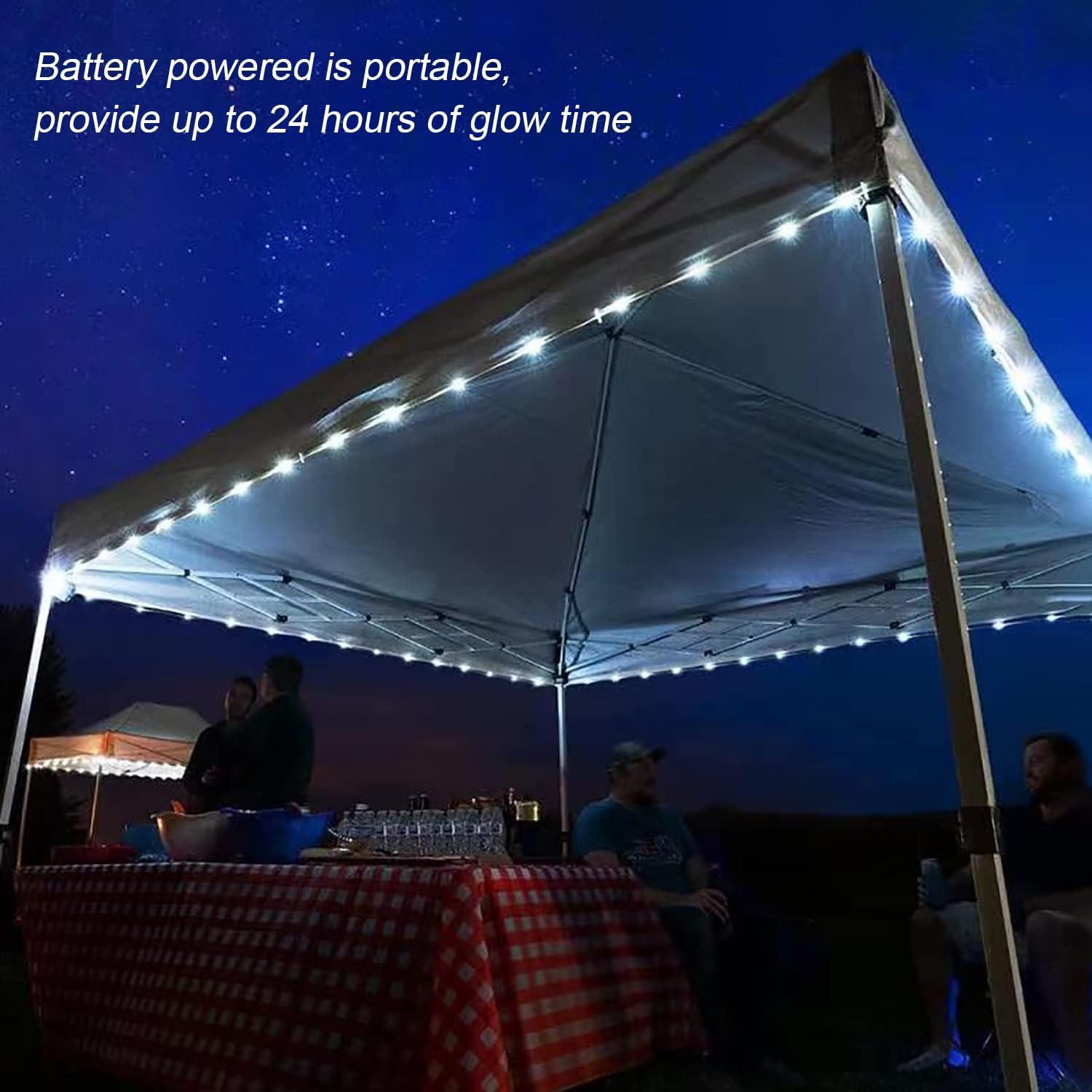 Luces de Cuerda a Batería JMEXSUSS 100 LED 10m Blanco