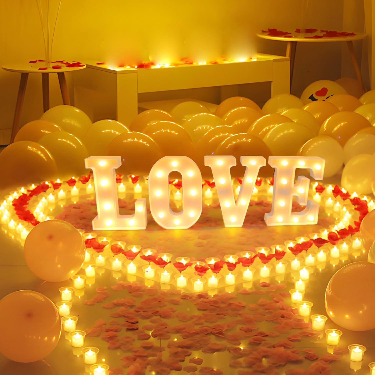 Letrero de Neón LED Letra C SHTALHST Luz Cálida 21.8 cm