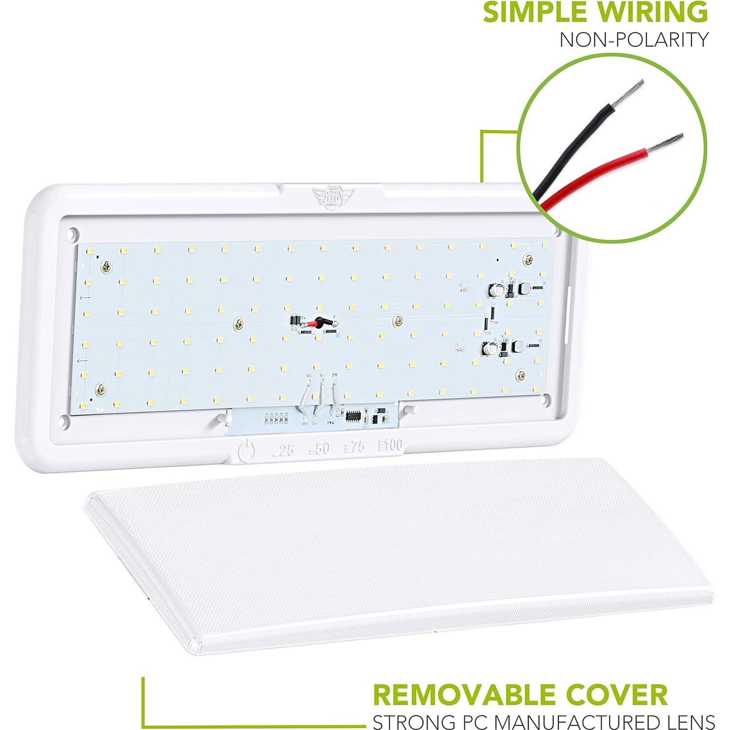Luz de Techo LED Ocio 35.5x13.9cm 950 Lúmenes DC 12V