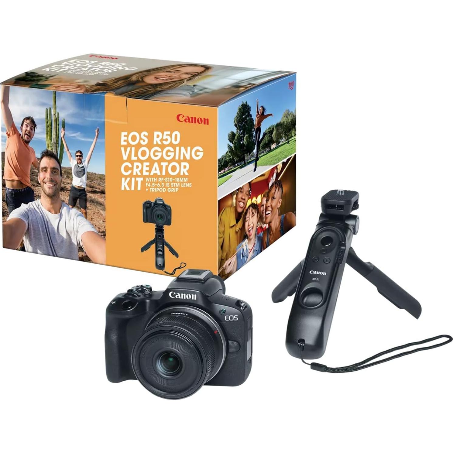 Cámara Sin Espejo Canon EOS R50 Kit Vlogging 24.2MP 4K