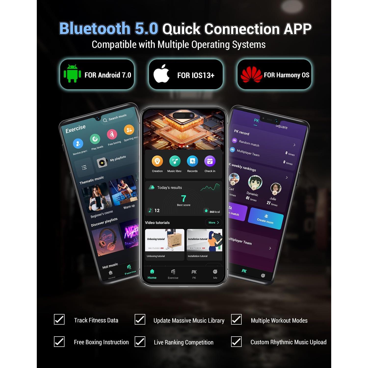 Máquina de Boxeo Musical Inteligente MAITUFIT M4 con APP