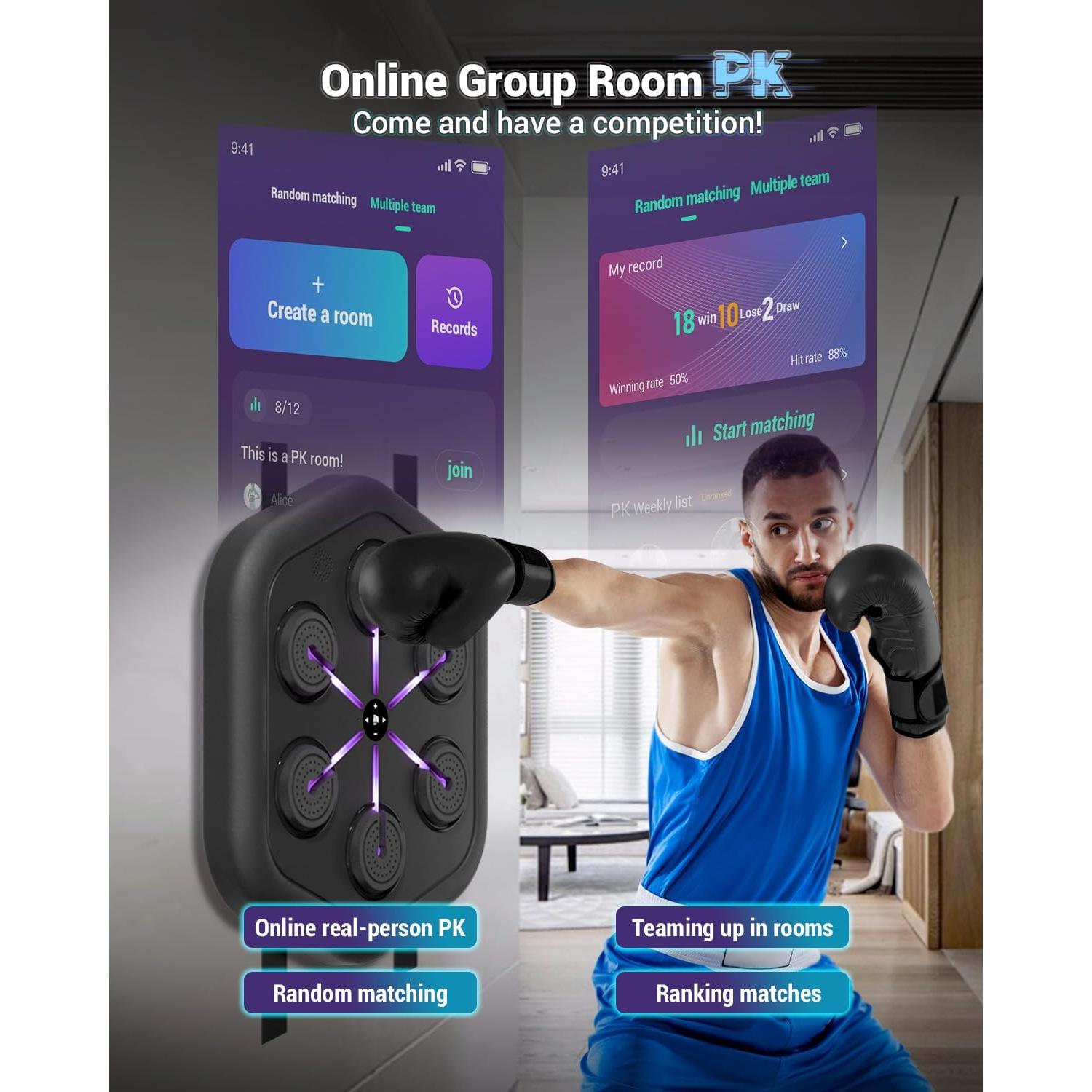 Máquina de Boxeo Musical Inteligente MAITUFIT M4 con APP