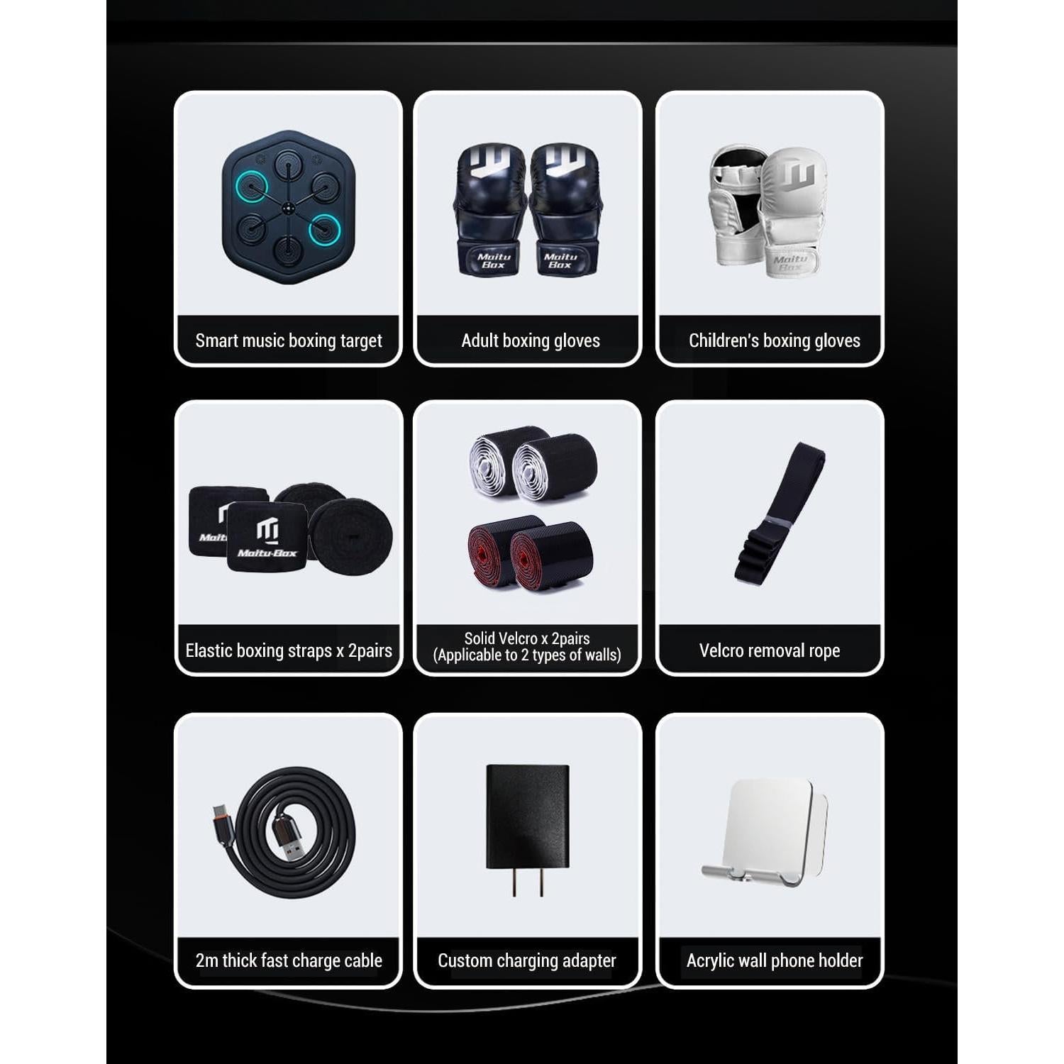 Máquina de Boxeo Musical Inteligente MAITUFIT M4 con APP