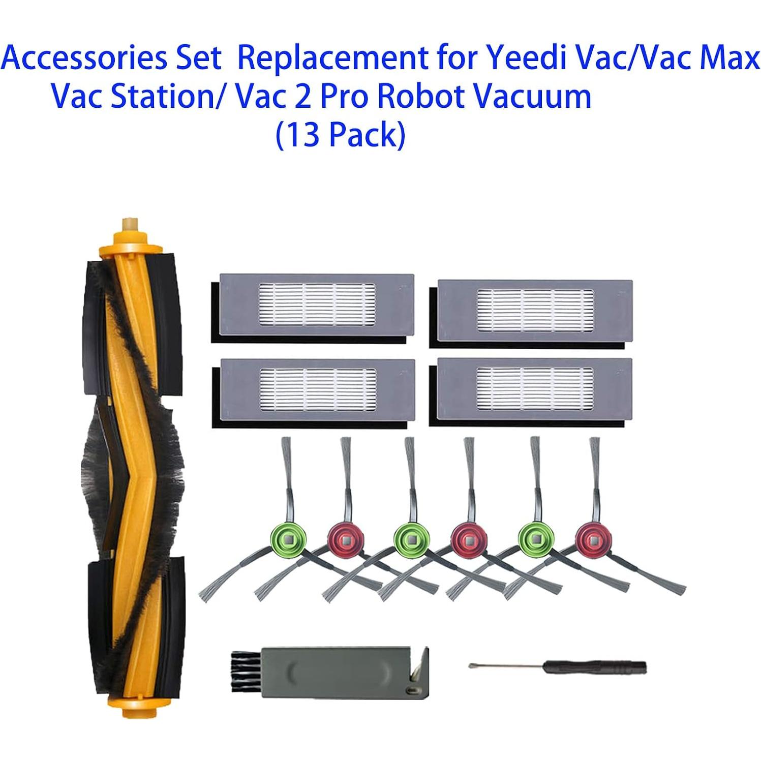 Juego de Accesorios 13 Piezas para Aspiradora Robot Yeedi