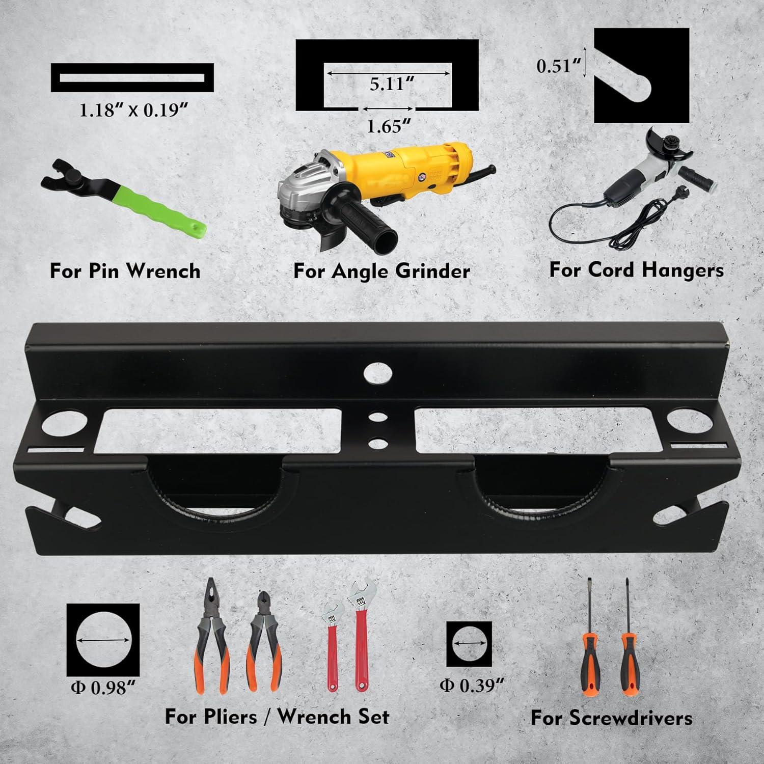 Soporte de Almacenamiento MUTUACTOR para Amoladora Angular 2 Bahías