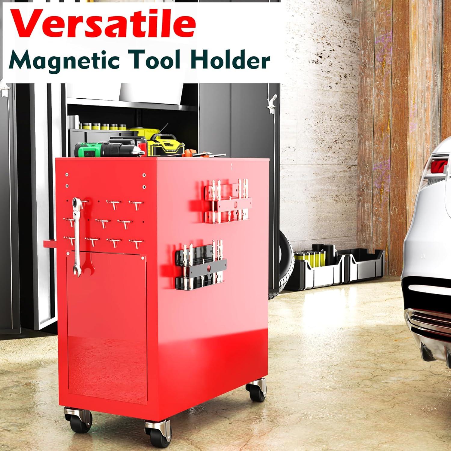 Organizador de Brocas MUTUACTOR Magnético Rojo 26 Agujeros