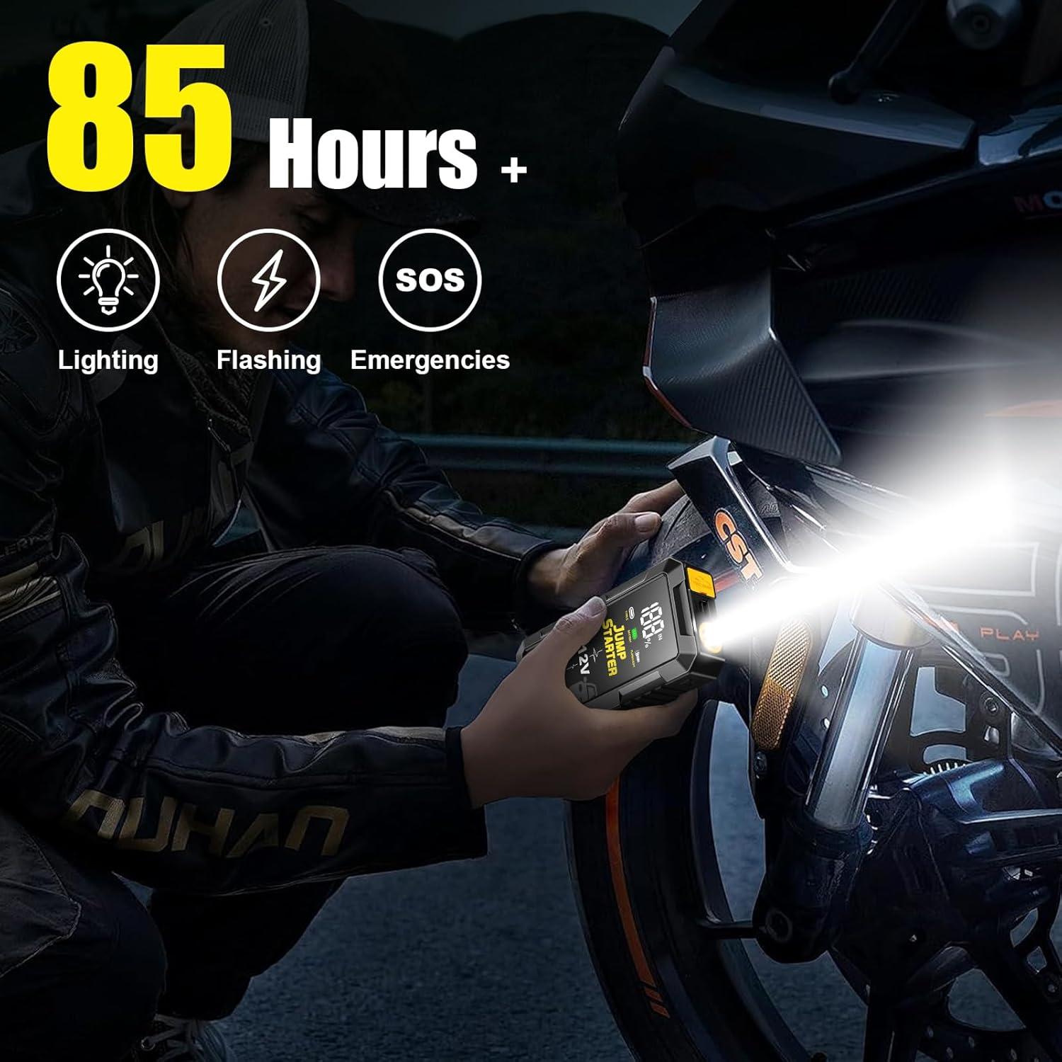 Arrancador de Batería Portátil fmooostore PS-212 4000A 12V