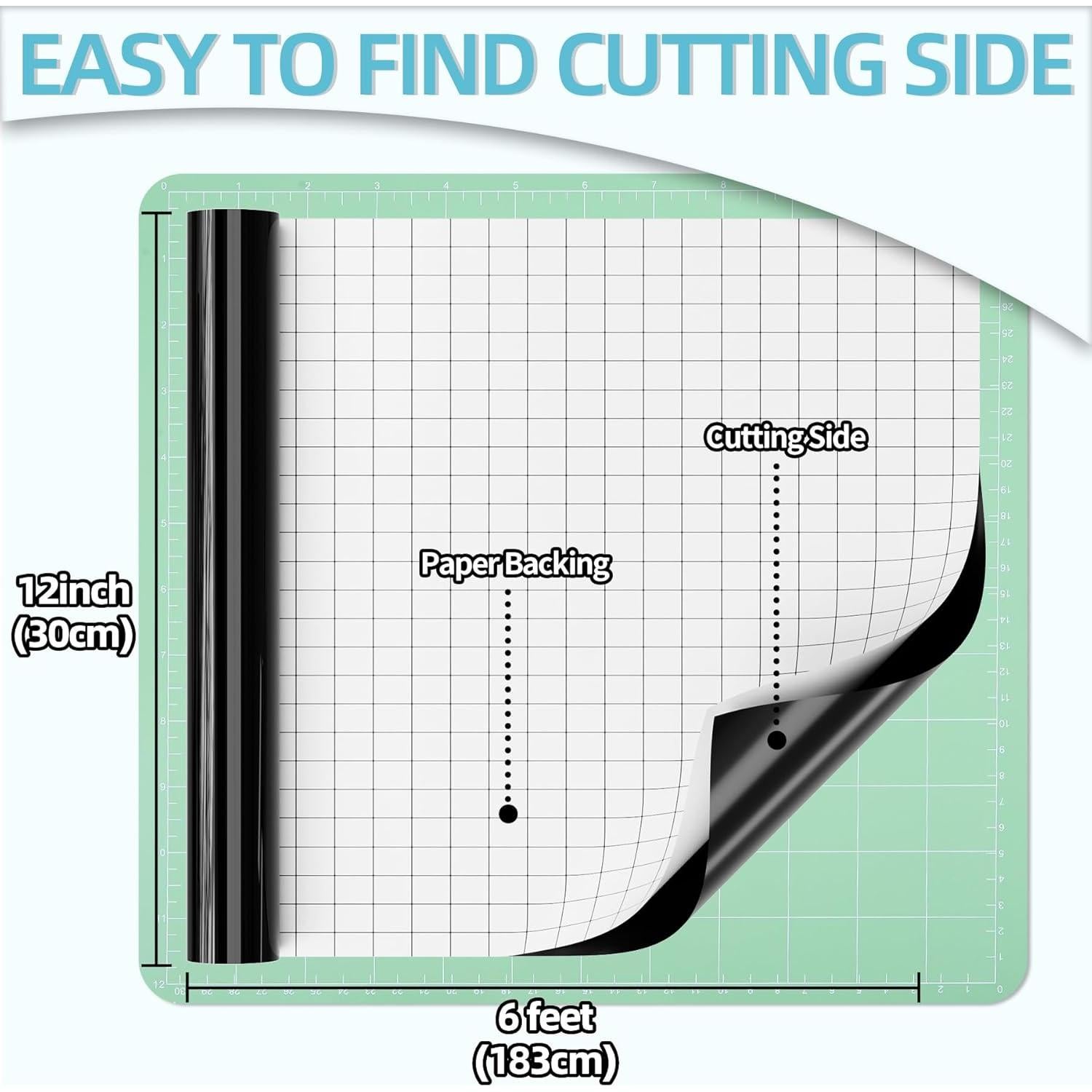 Vinilo Adhesivo Permanente Sileelis Negro 30.48 cm x 1.83 m