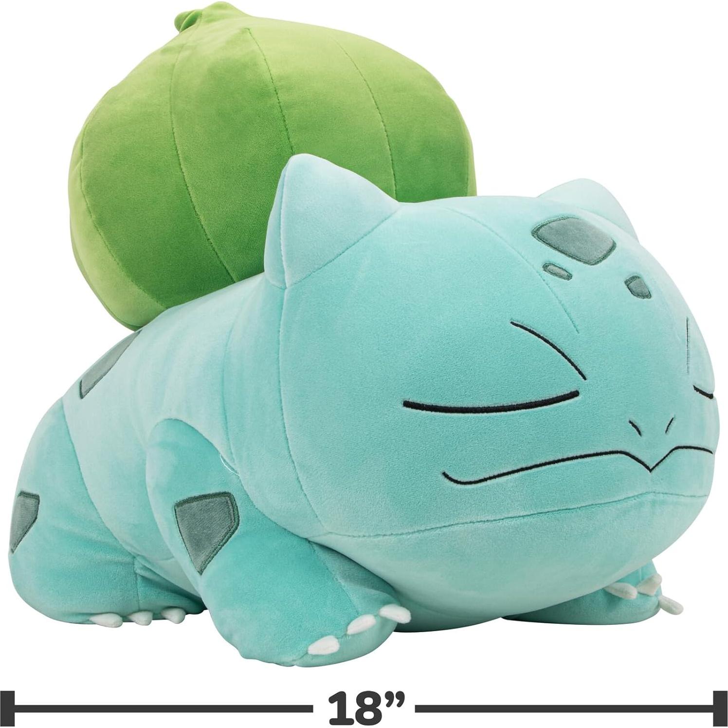 Peluche Bulbasaur Durmiendo Jazwares 45.72 cm Suave