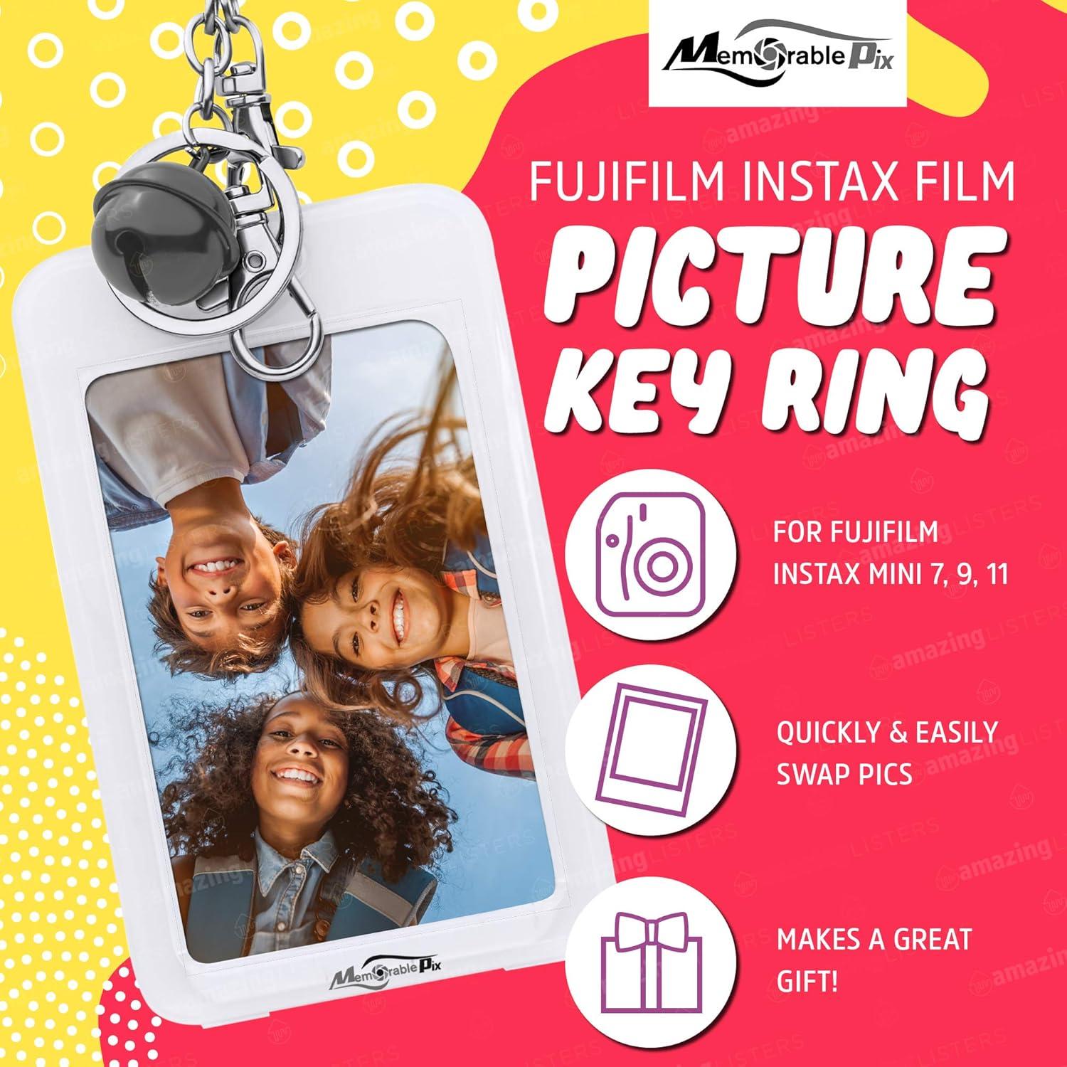 Cadena de Llave Personalizada Fujifilm Instax Mini - Negro