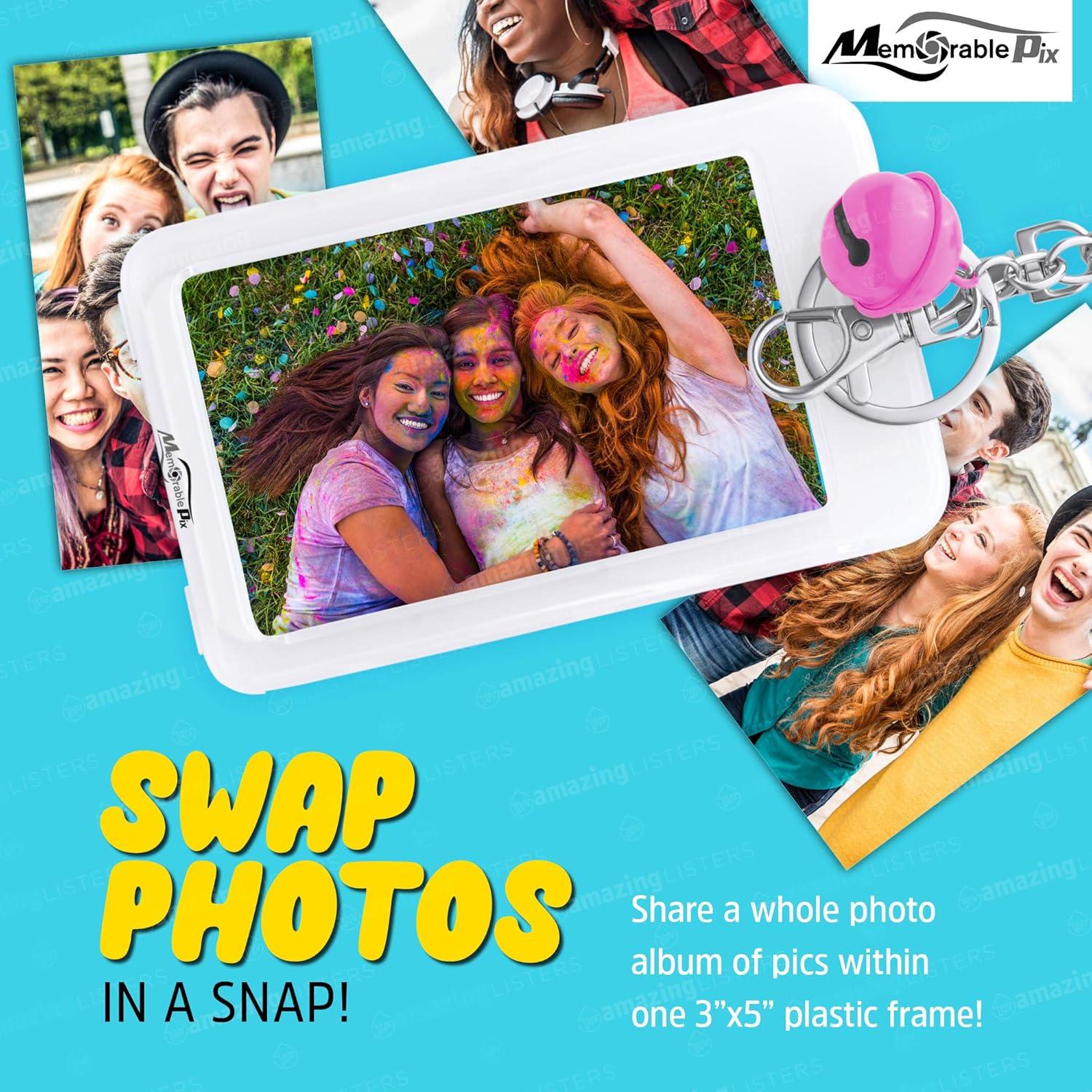 Cadena de Llave Personalizada Fujifilm Instax Mini - Negro