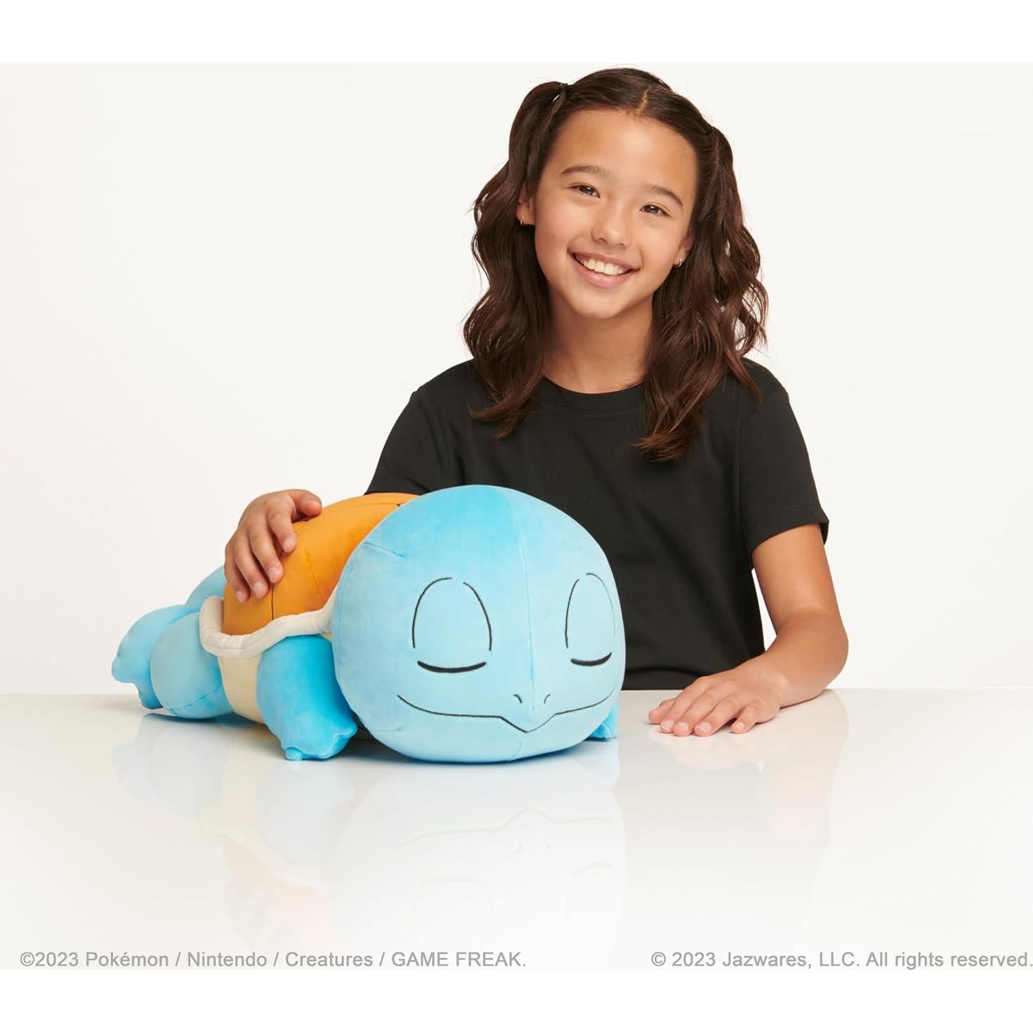 Peluche Pokémon Squirtle Durmiendo 45.72 cm Suave