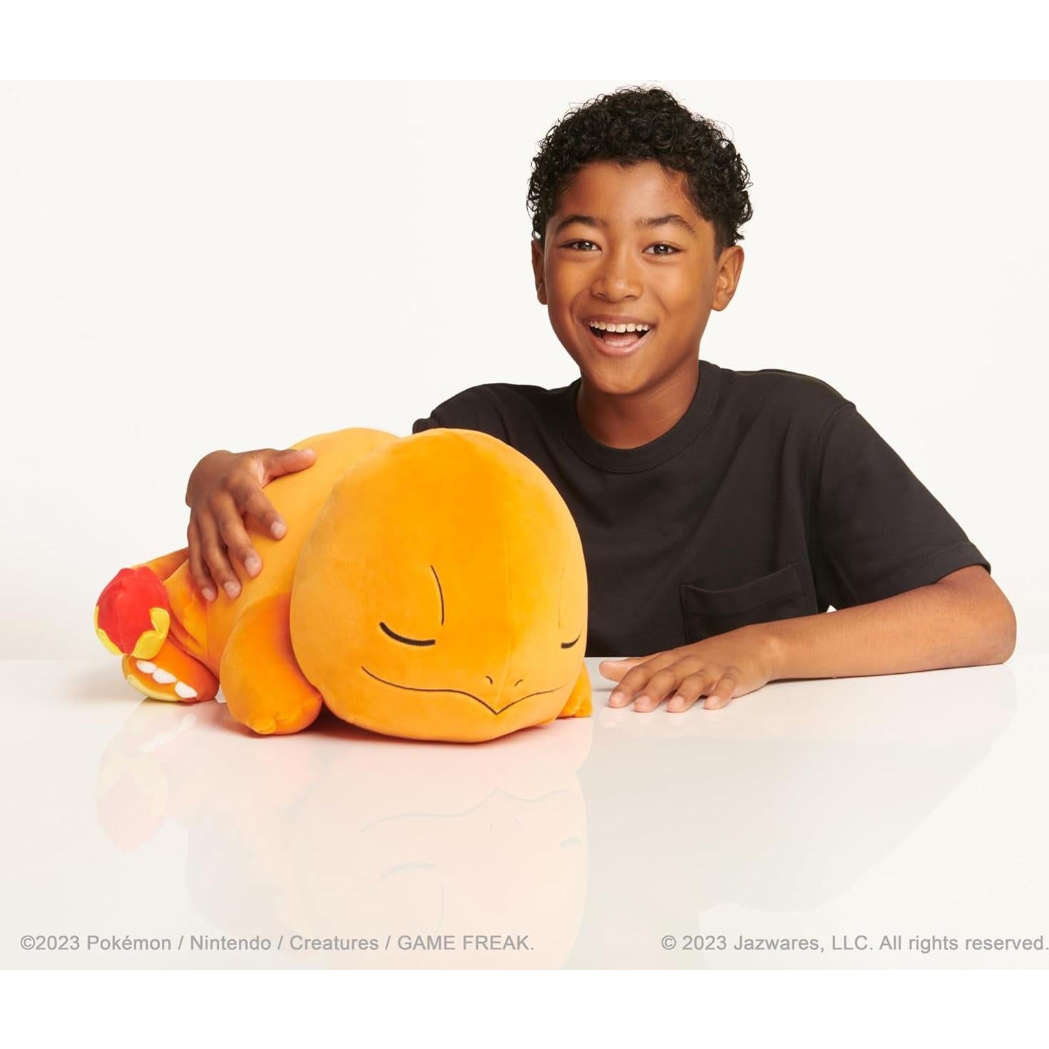 Peluche Charmander Durmiendo - Jazwares 45.72 cm Suave