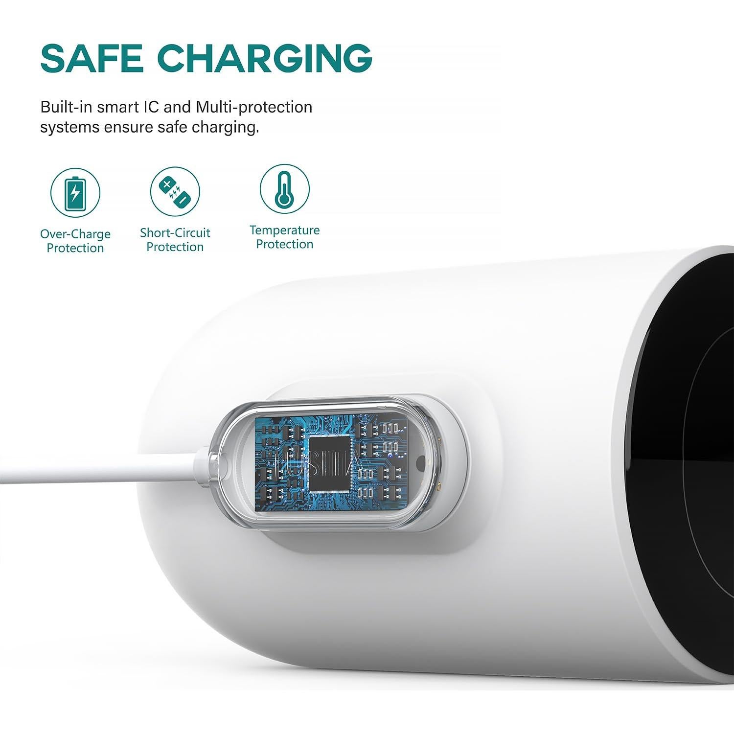 Cable de Carga Magnético TUSITA 3m para Arlo Ultra Pro 3 4 5