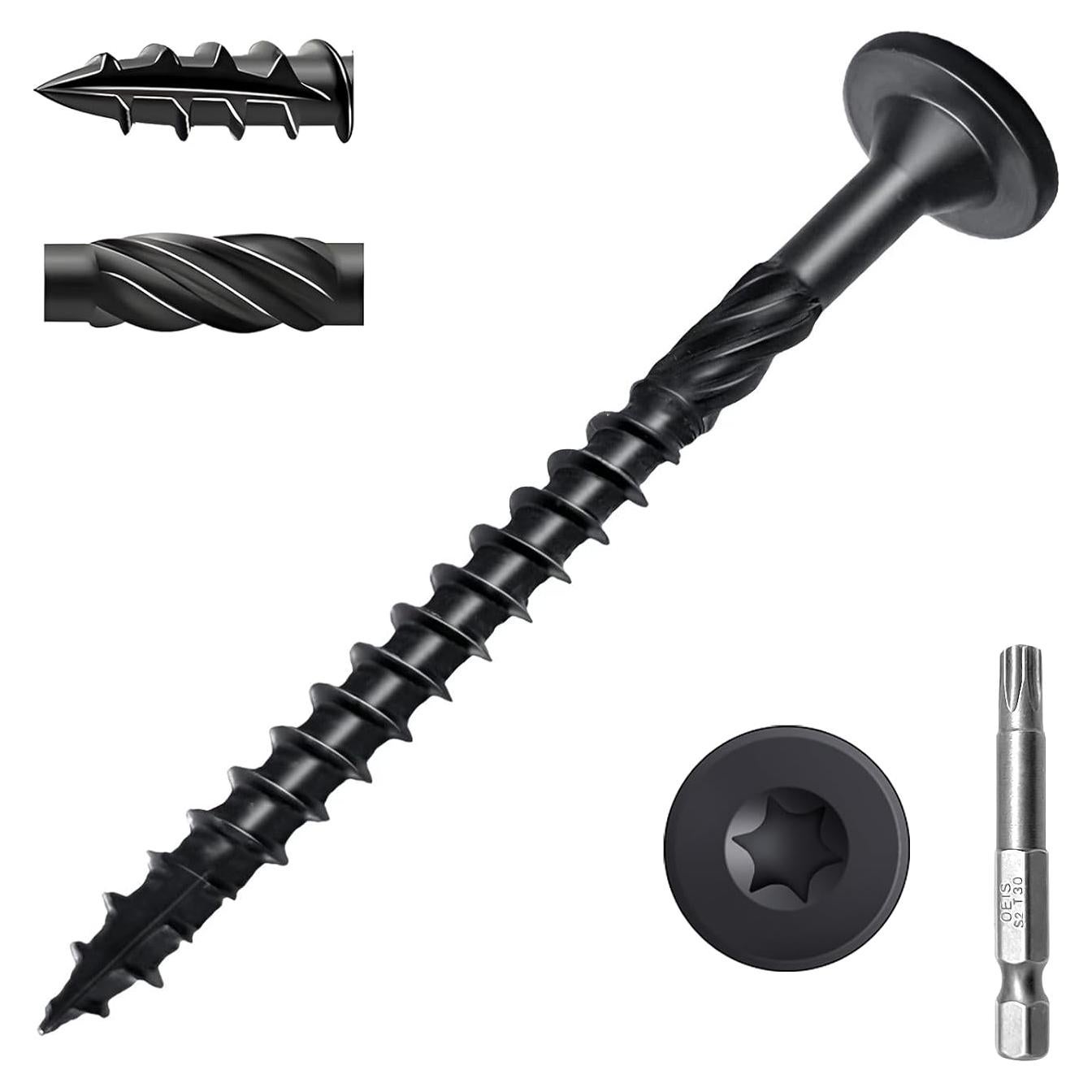 Tornillos de Deck SHANCAI 7.62 cm 50 Pcs Alta Resistencia