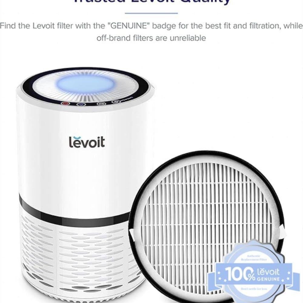 Filtro de Reemplazo LEVOIT LV-H132, Carbón Activado, Paquete de 2