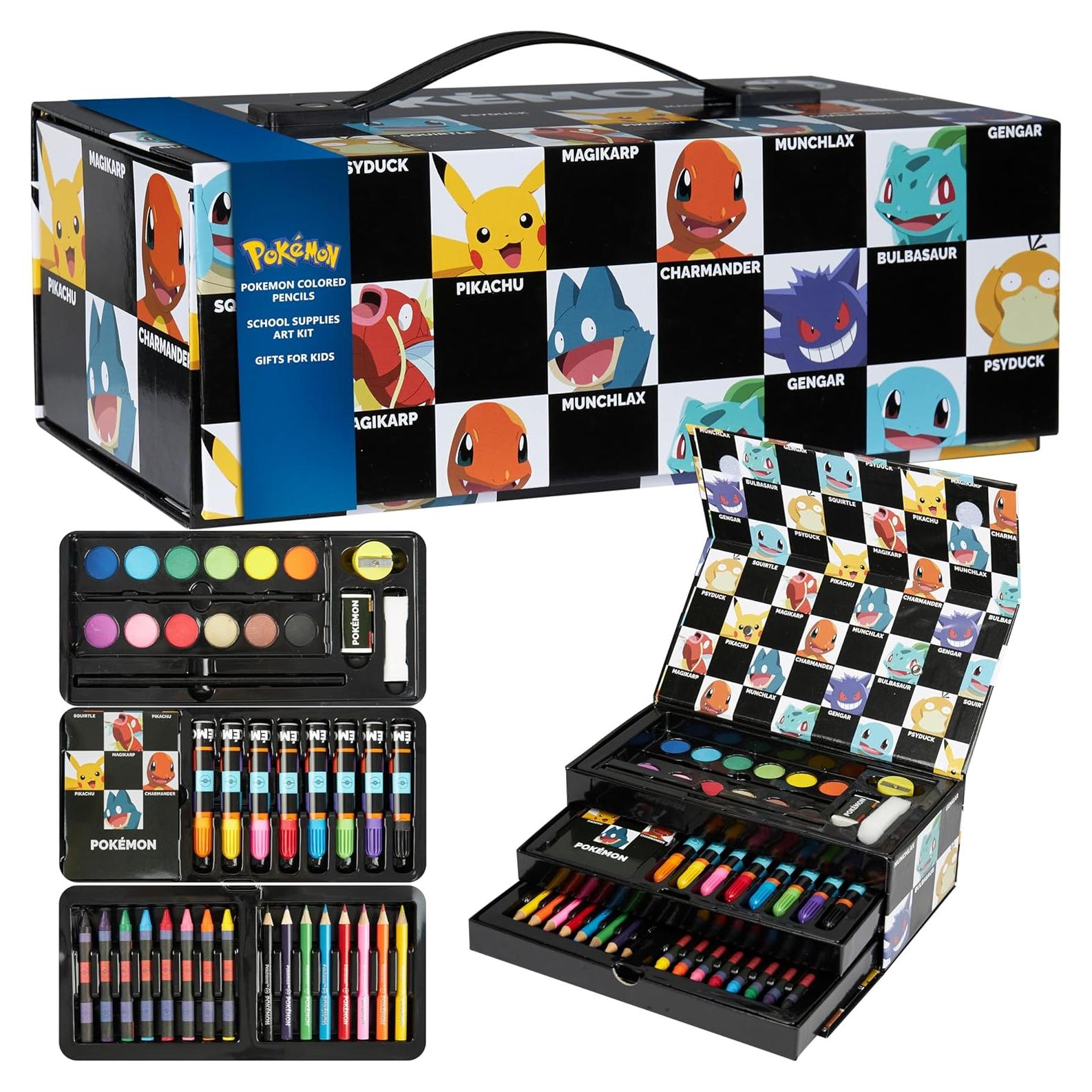Kit de Dibujo y Pintura Pokemon para Niños - 1 Cuenta