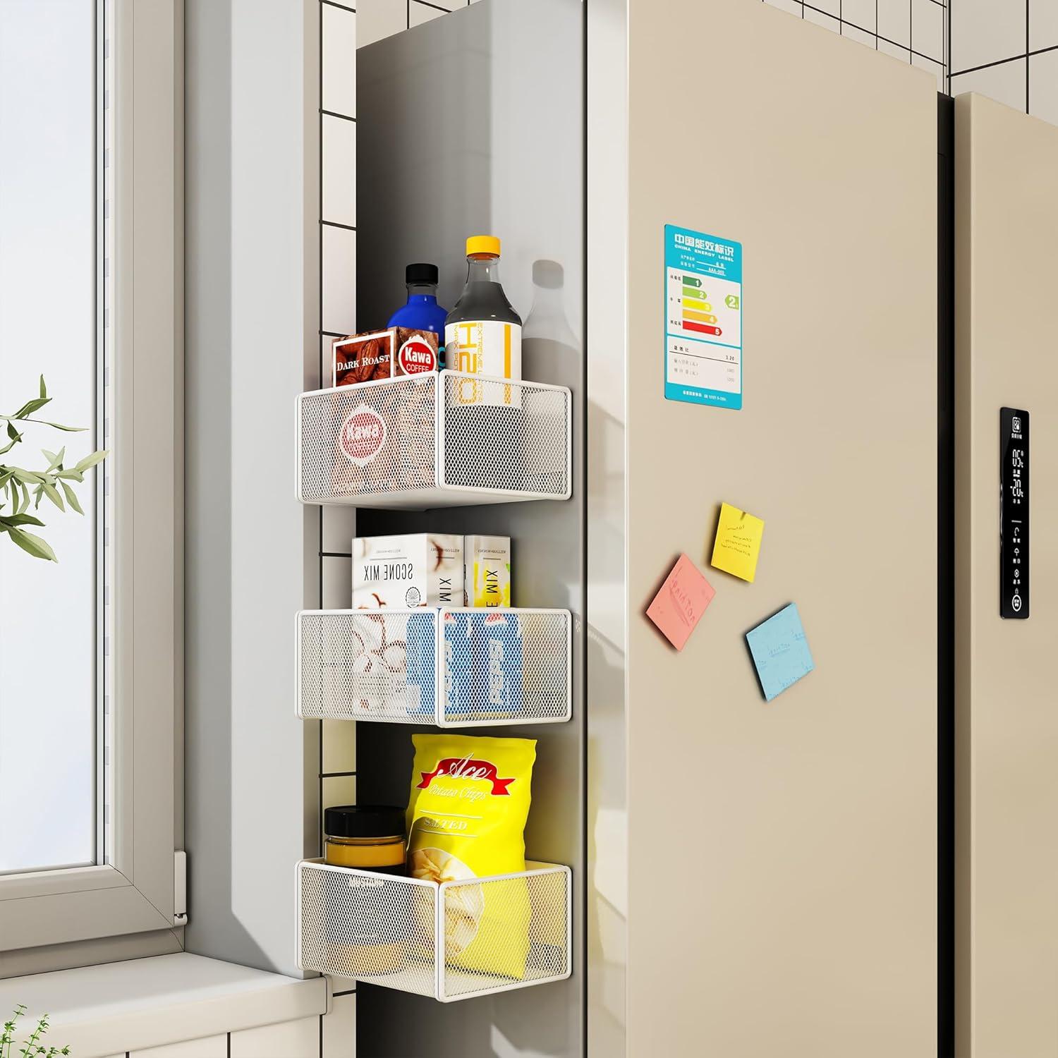 Organizador Magnético para Refrigerador LIFEFAN 15.7x11.9cm Negro