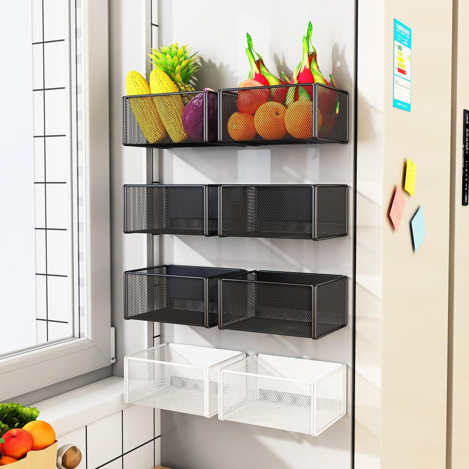 Organizador Magnético para Refrigerador LIFEFAN 15.7x11.9cm Negro