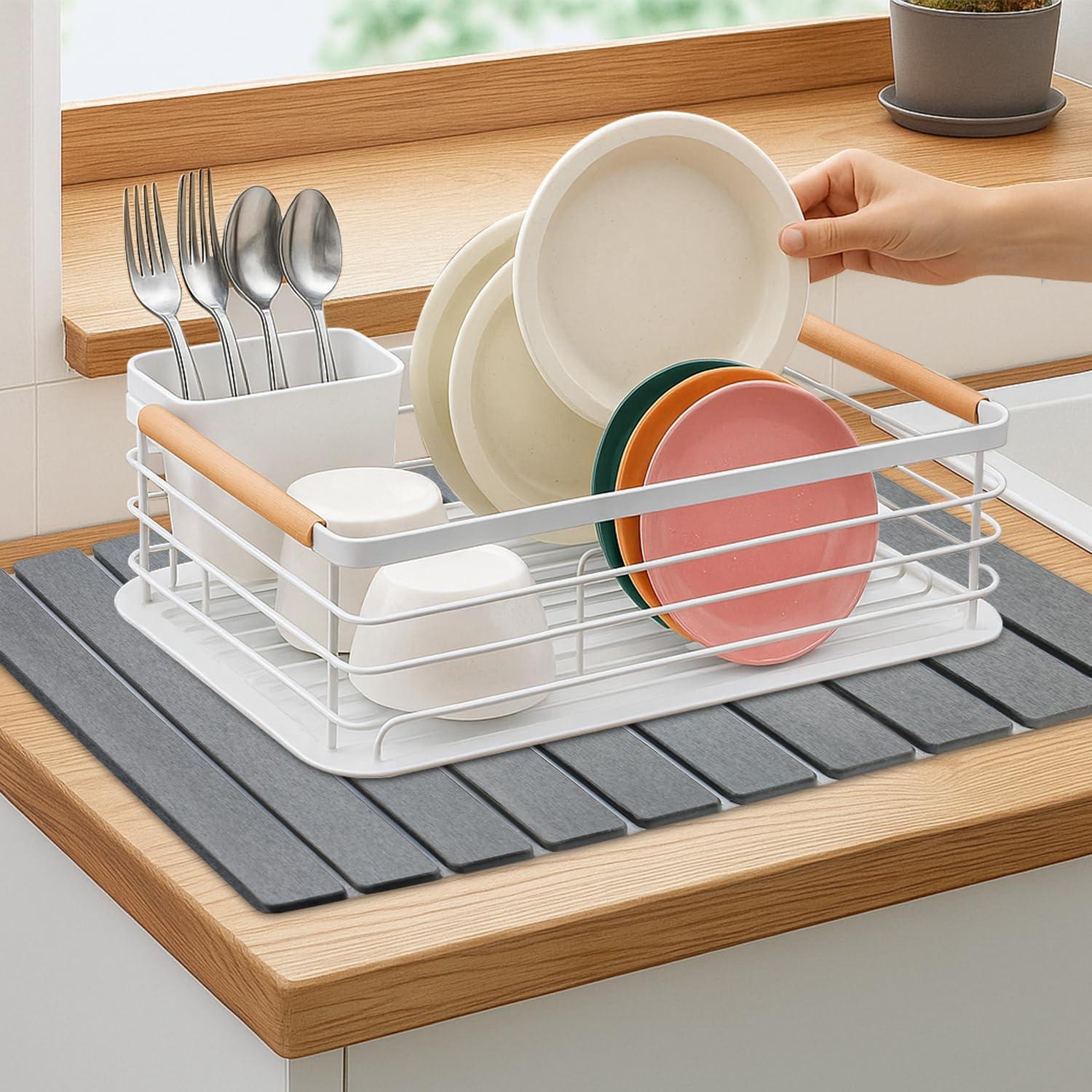 Alfombrilla de Secado de Platos Deceram 60x39 cm Ecológica