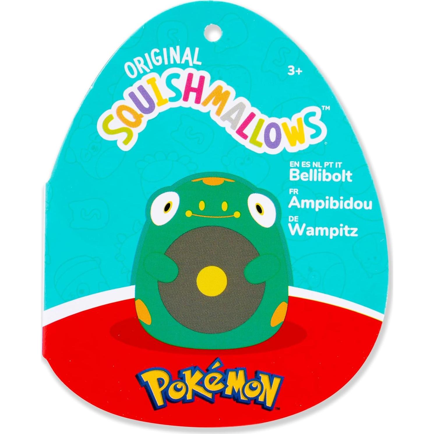 Peluche Squishmallows Belibolt Pokémon 35.56 cm Jazwares
