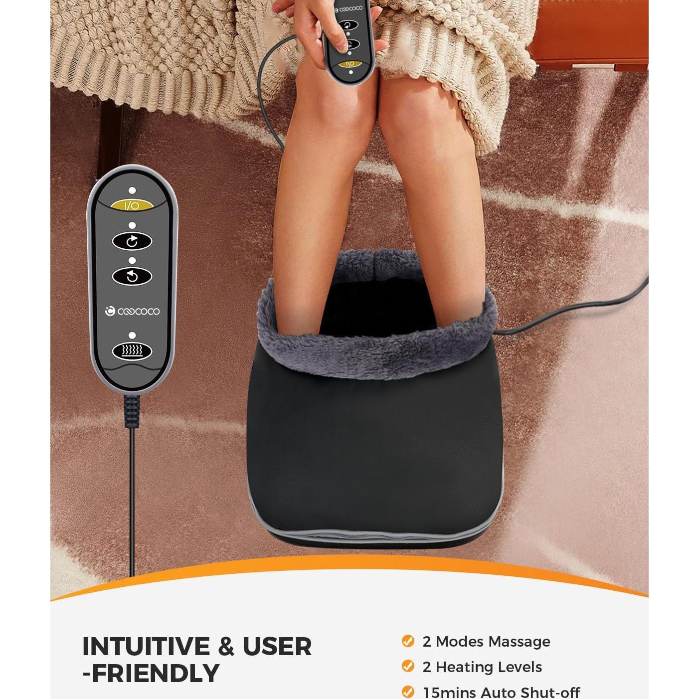 Masajeador de Pies Shiatsu CooCoCo CF-5202-UP con Calor