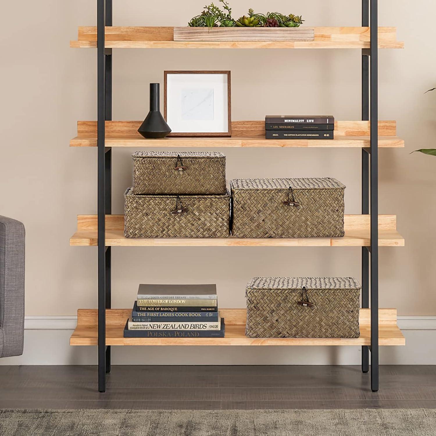 Conjunto de 3 Cestas de Almacenamiento Hipiwe - Mimbre Tejido