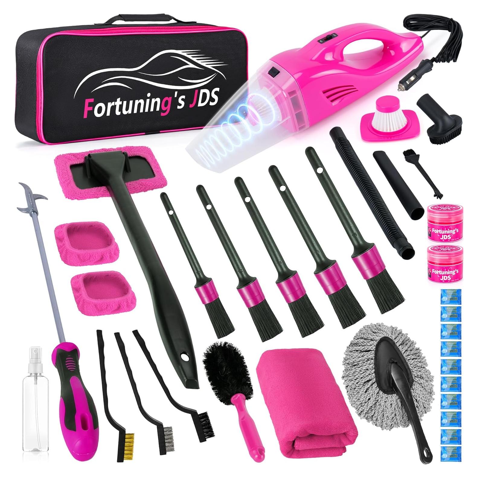 Kit de Detalle de Coche 35PCS Fortuning's JDS con Aspiradora