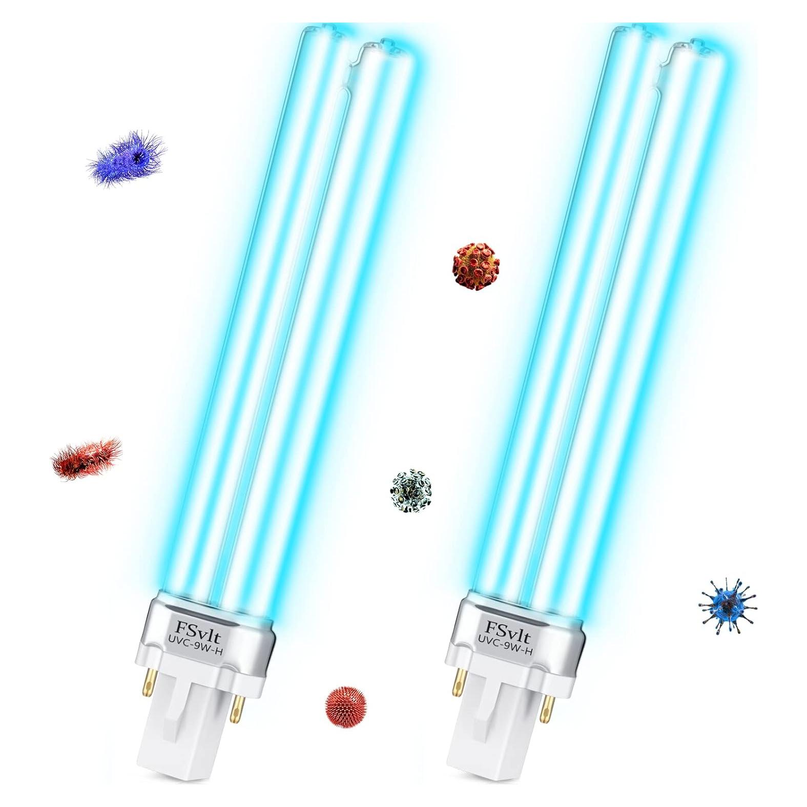 Bombillas UV-C 9W Kittmip G23 2 Piezas para Estanque