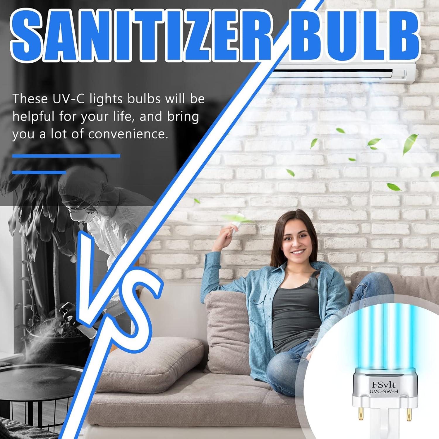 Bombillas UV-C 9W Kittmip G23 2 Piezas para Estanque