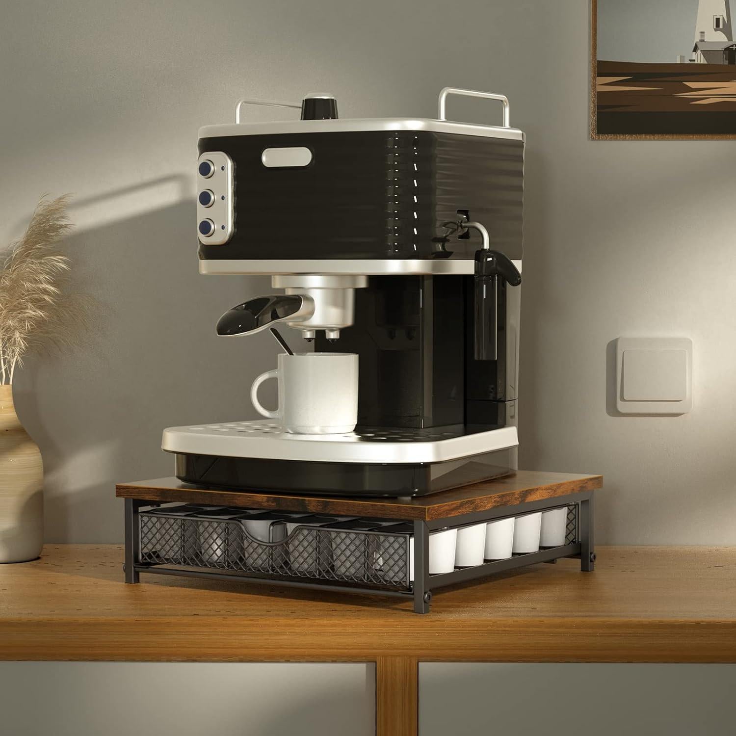 Soporte para Cajón de Cápsulas de Café BTY Negro 36 Cápsulas