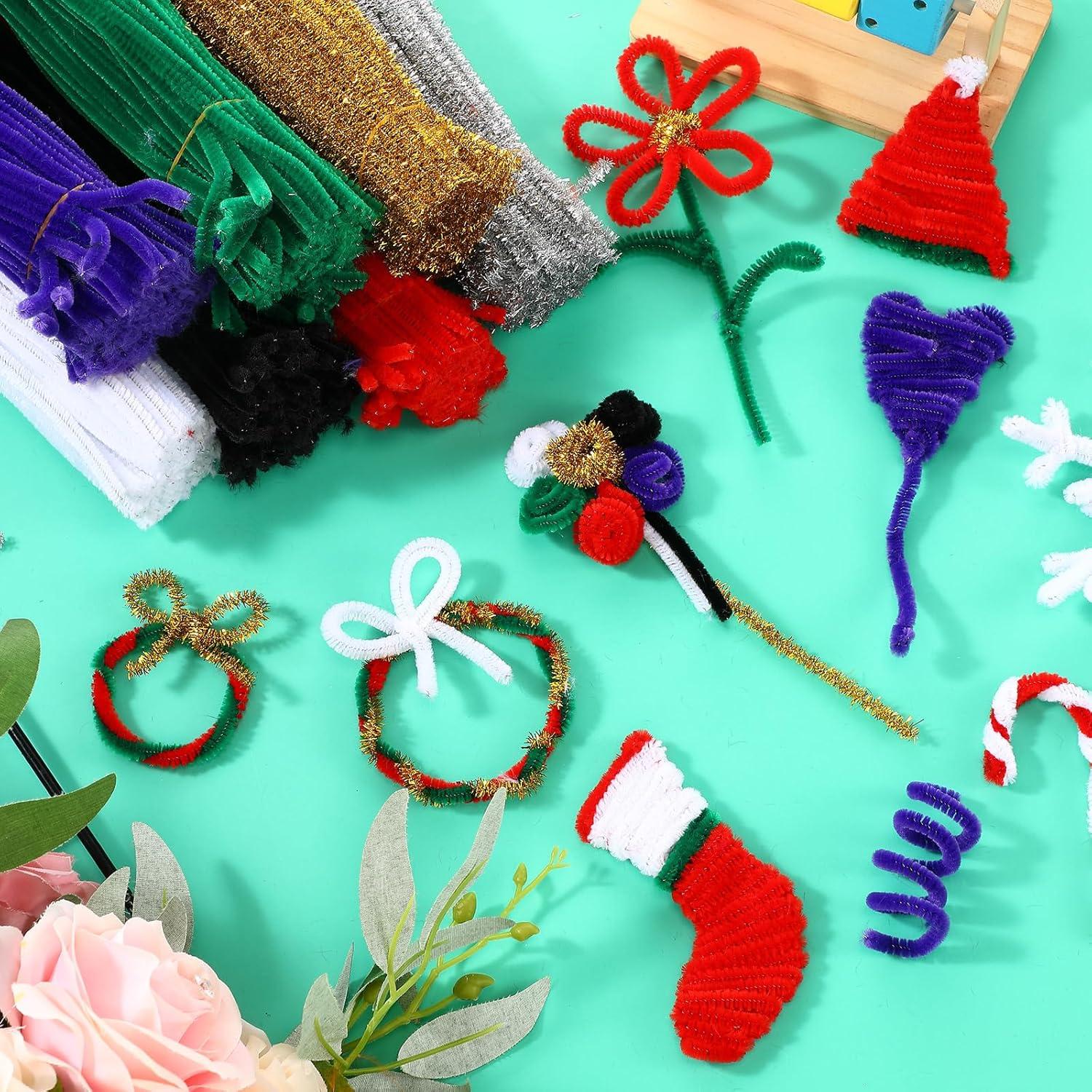 Limpiapipas Chenille Newwiee 1000 Pcs Negro 30 cm