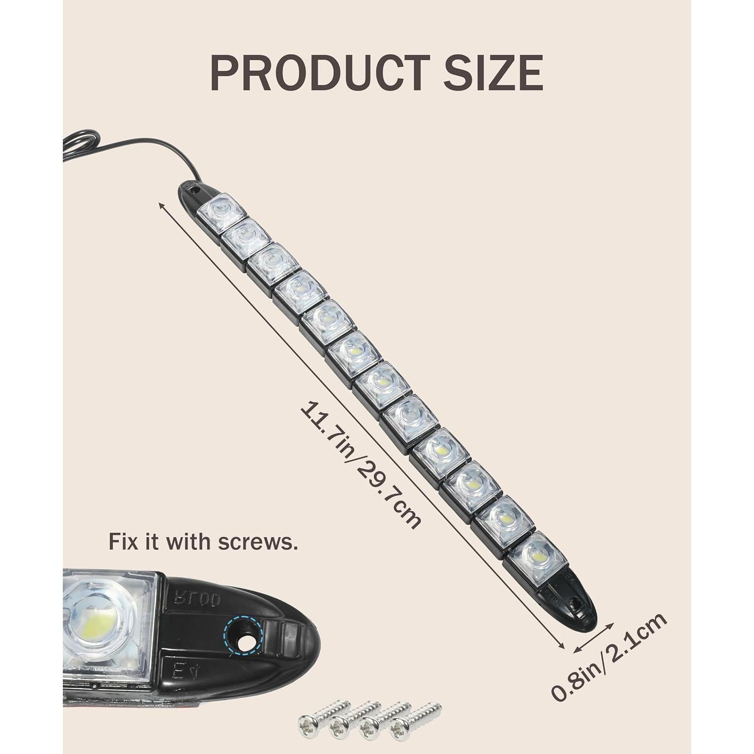 Luces LED Antiniebla bylikeho 24.1cm Impermeables