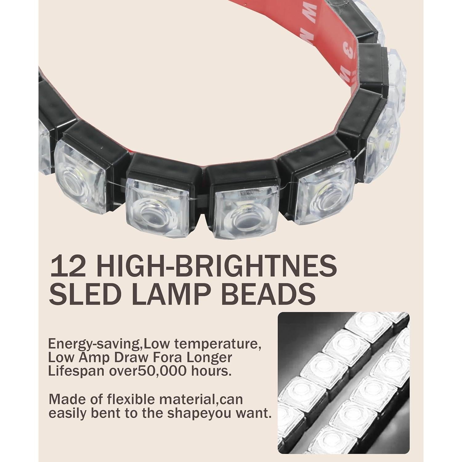 Luces LED Antiniebla bylikeho 24.1cm Impermeables