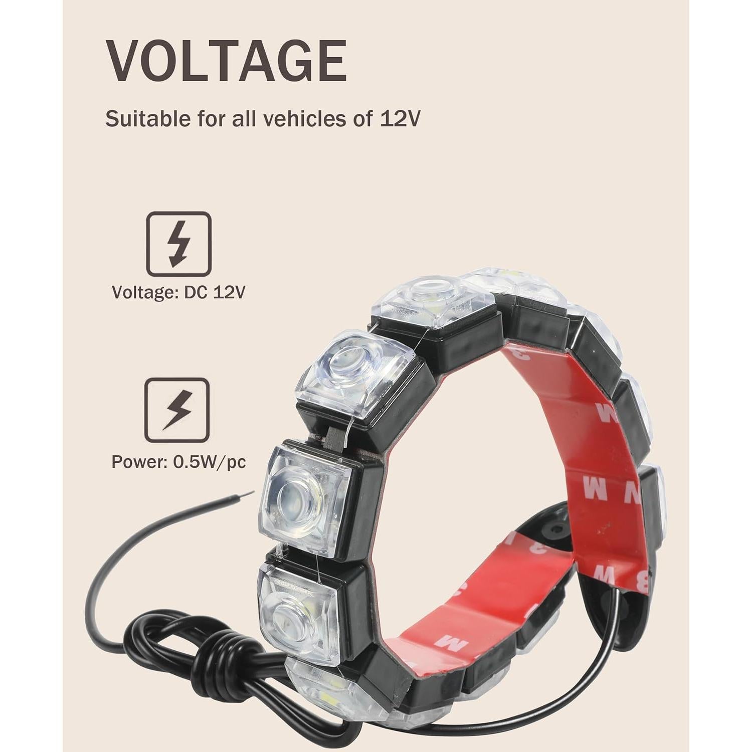 Luces LED Antiniebla bylikeho 24.1cm Impermeables