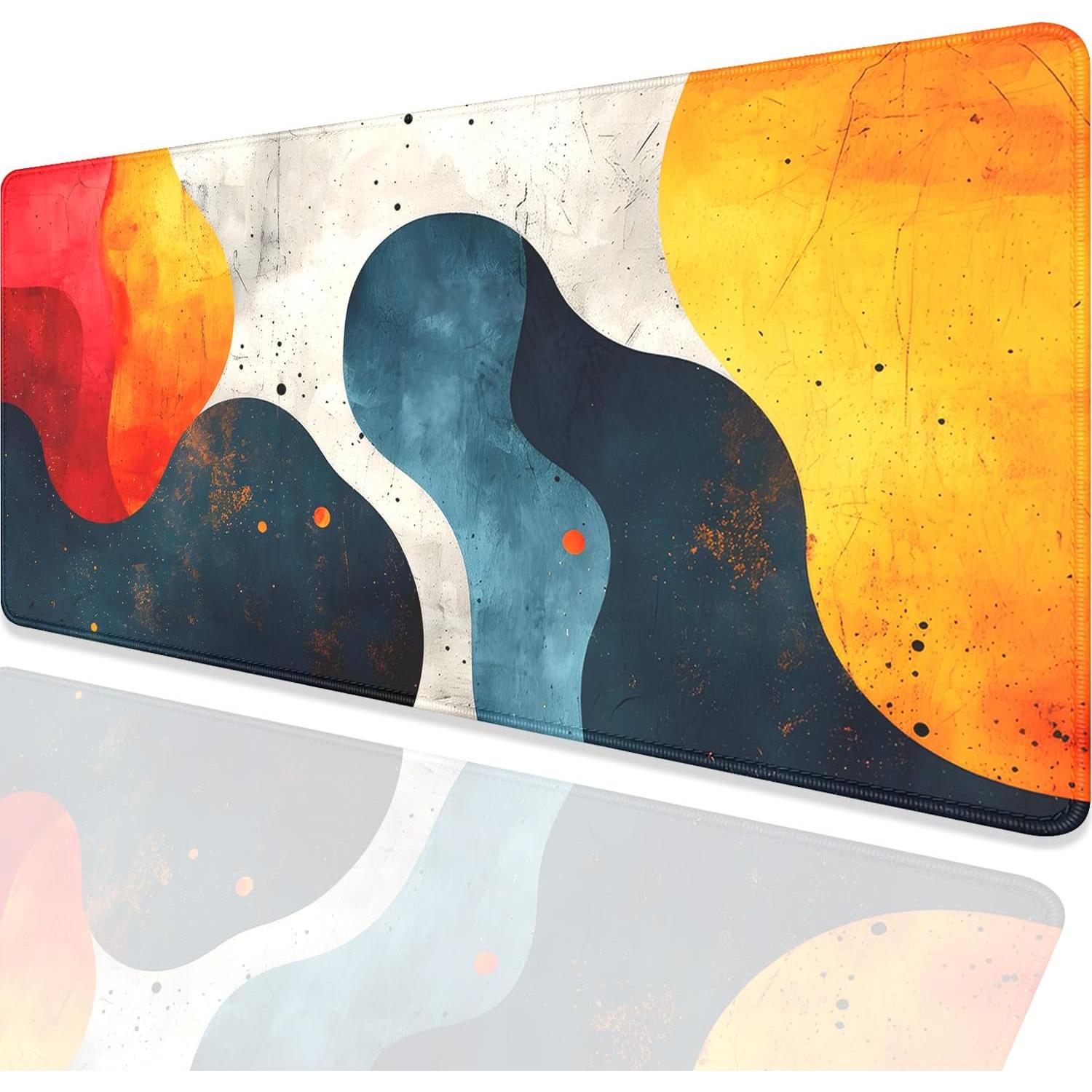 Alfombrilla de Escritorio Grande PBLJMJ Abstracta 70x30cm Antideslizante
