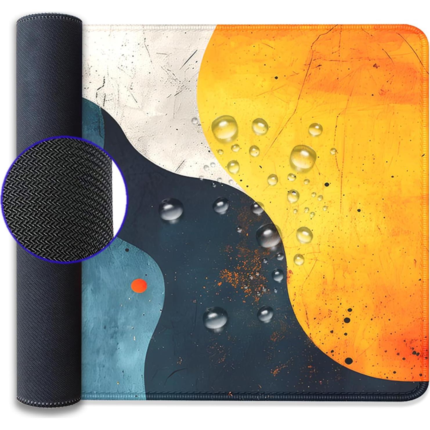 Alfombrilla de Escritorio Grande PBLJMJ Abstracta 70x30cm Antideslizante