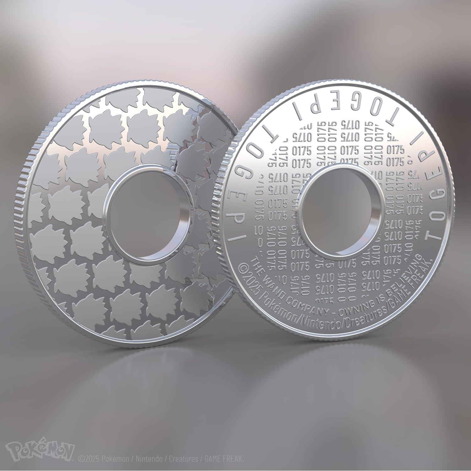 The Wand Company Pokémon Trainer Mini Poké Ball Range of Authentic Replicas - Realistic, Electronic, Die-Cast Poké Ball with Display Stand Light Features (Love Ball)