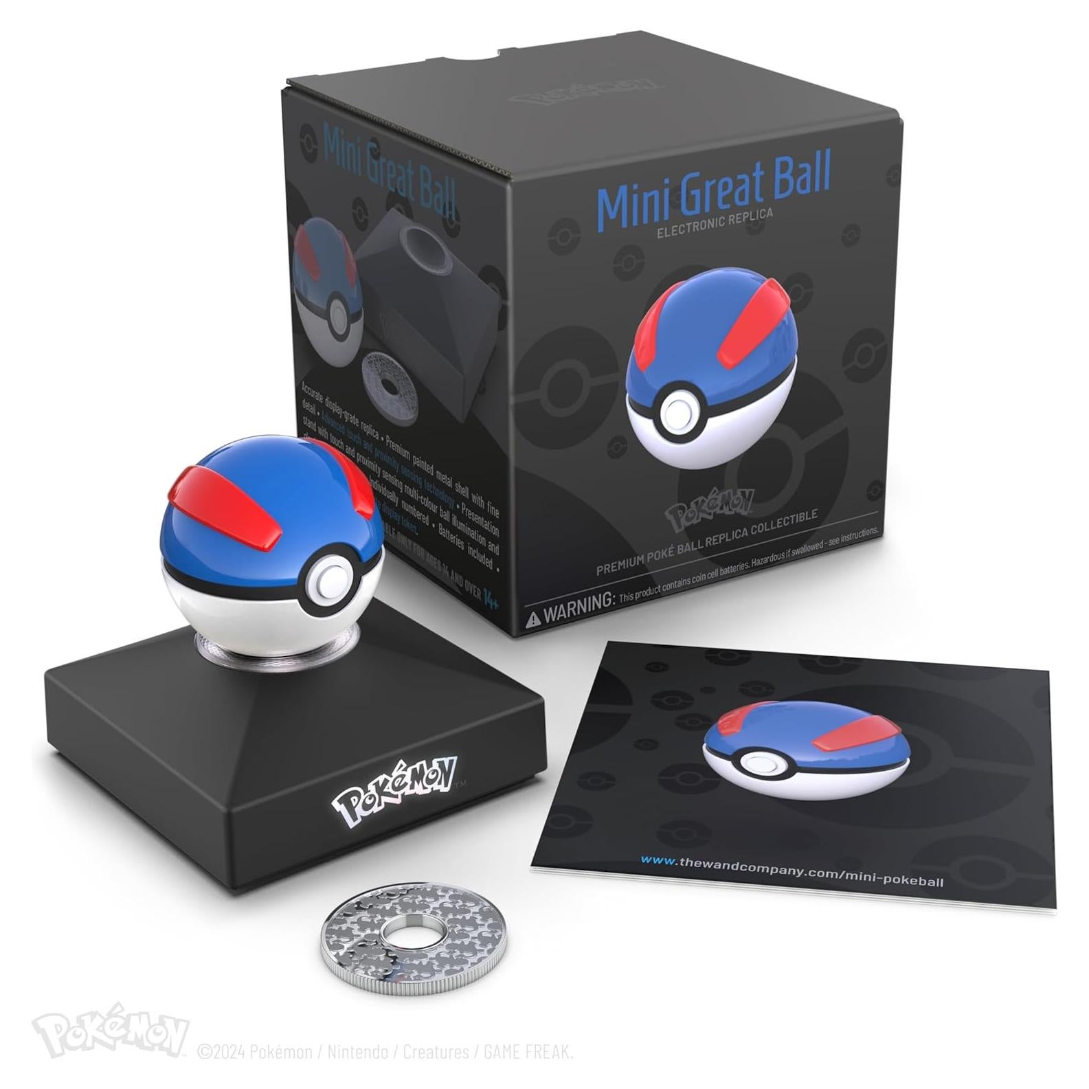 Mini Poké Ball La Compañía Wand Réplica Electrónica LED