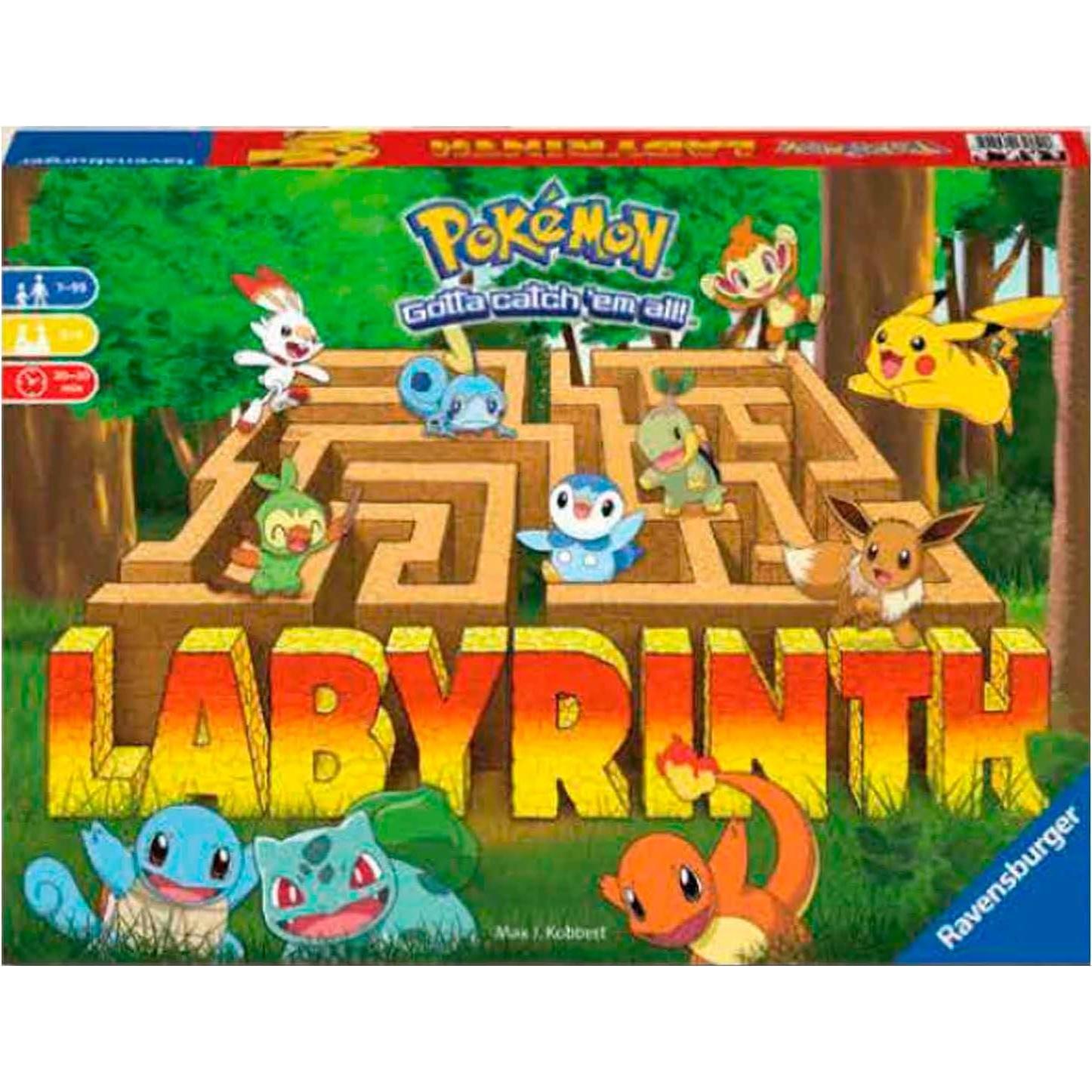 Laberinto Pokémon Ravensburger - Juego de mesa familiar