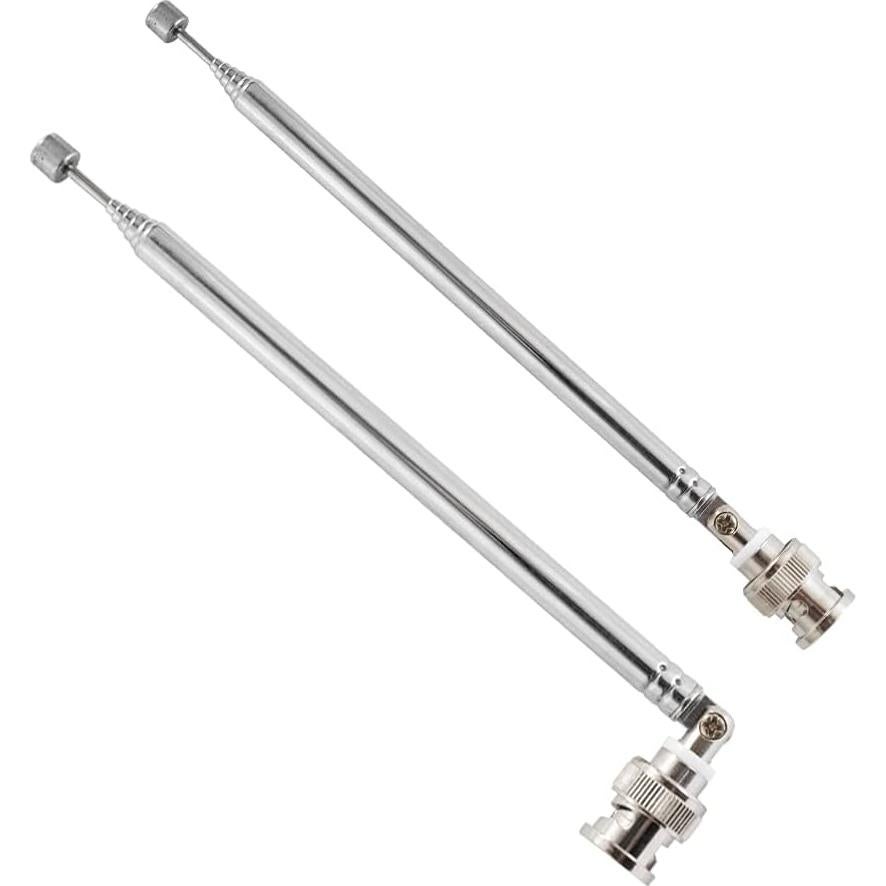 Conector BNC Macho Antena Telescópica 7 Secciones 68.5cm