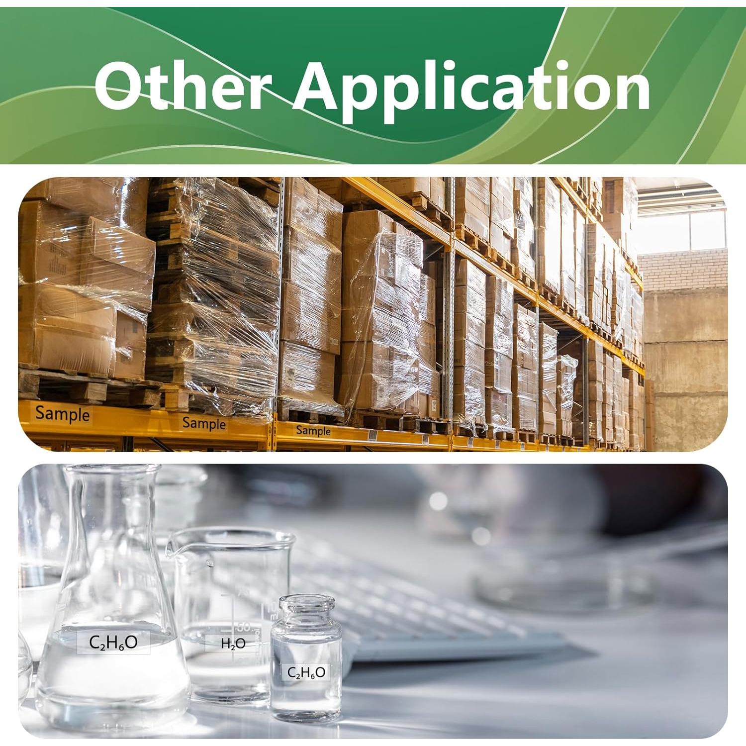 Cinta de Etiqueta Laminada Transparente 12mm YUANQIMM 4-Pack