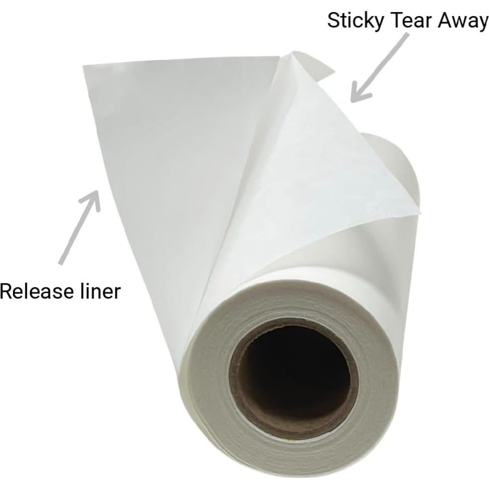 Estabilizador de Bordado Autoadhesivo H.B.I. 25.4 cm x 9.14 m