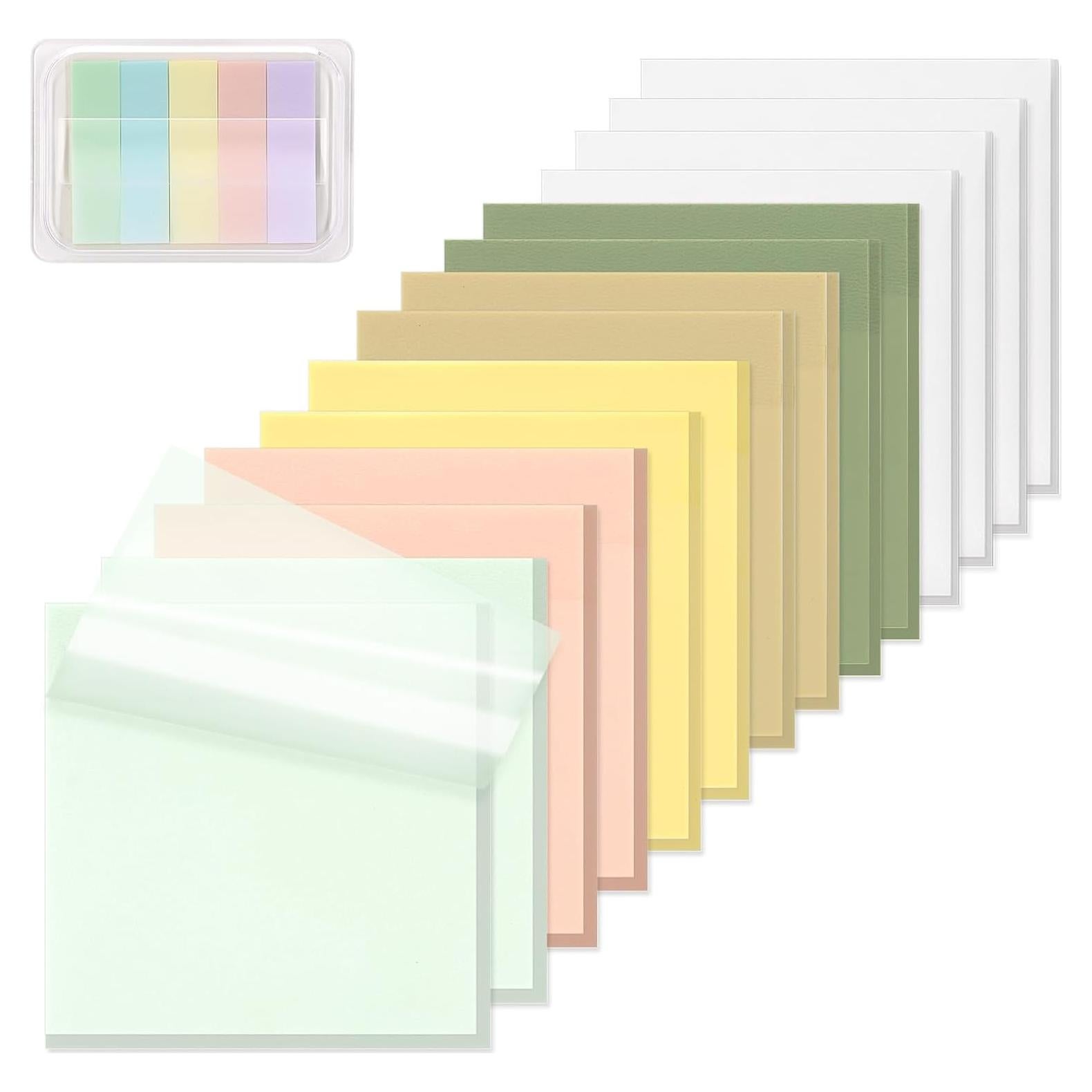 Notas Adhesivas Transparentes SYMDROMIA 7.62cm 800 Hojas Bohemio