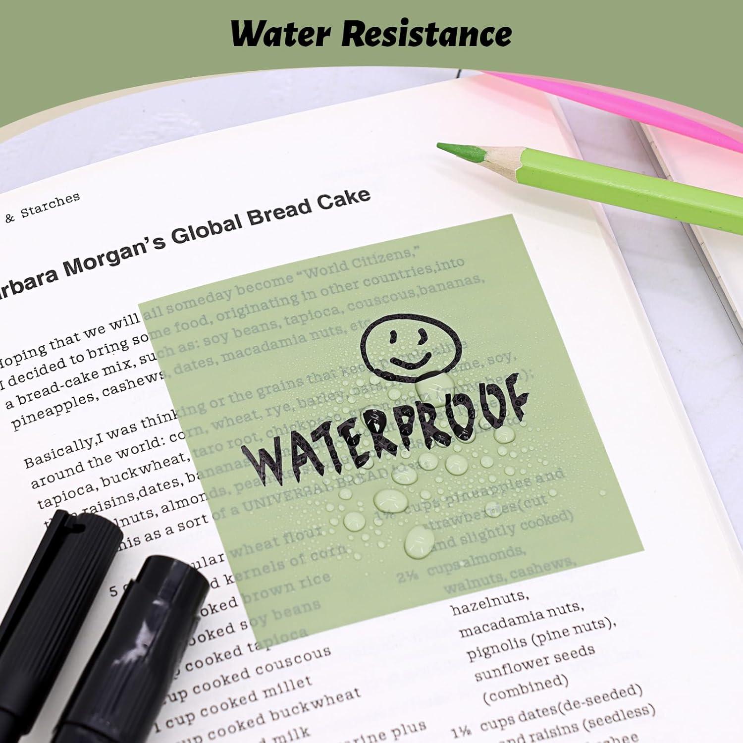 Notas Adhesivas Transparentes SYMDROMIA 7.62cm 800 Hojas Bohemio