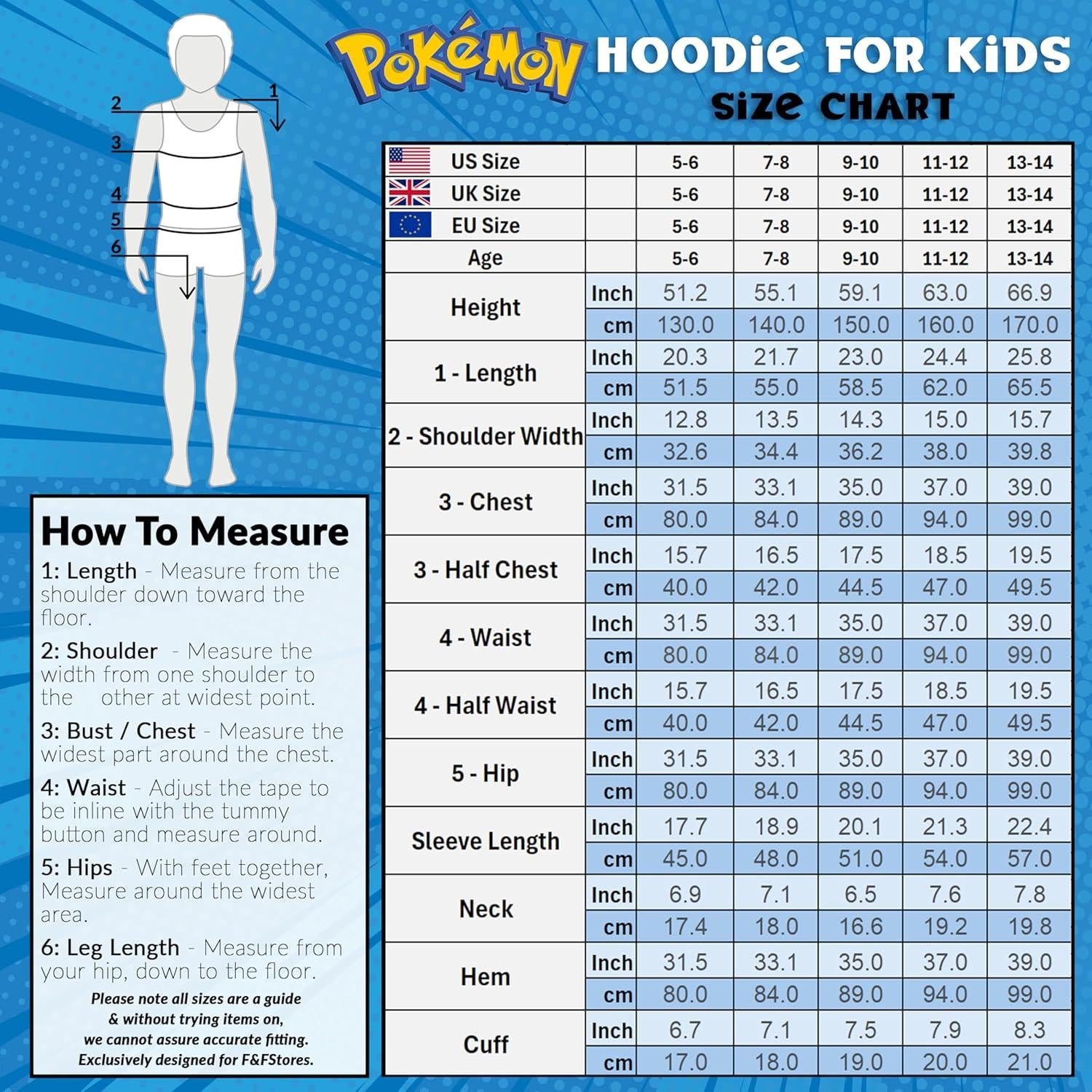 Sudadera con capucha Pokemon para niños 7-8 años negra/naranja