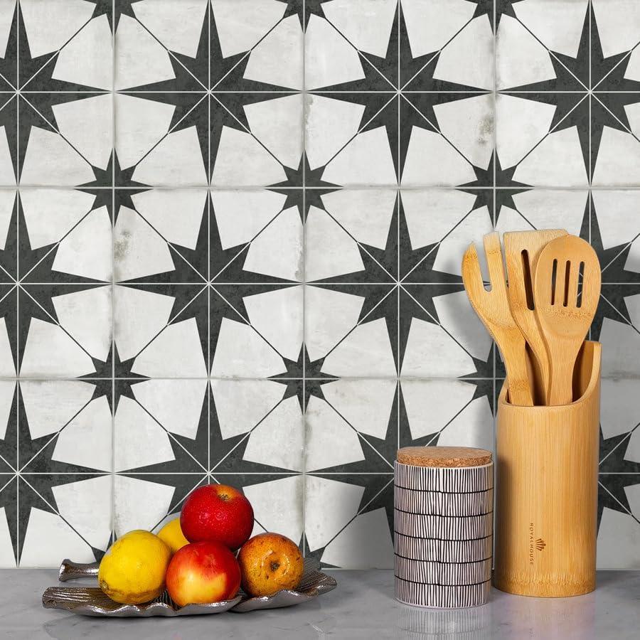 Azulejo Autoadhesivo El Azulejo Plaza Estrella 10 Hojas 30.48x30.48 cm